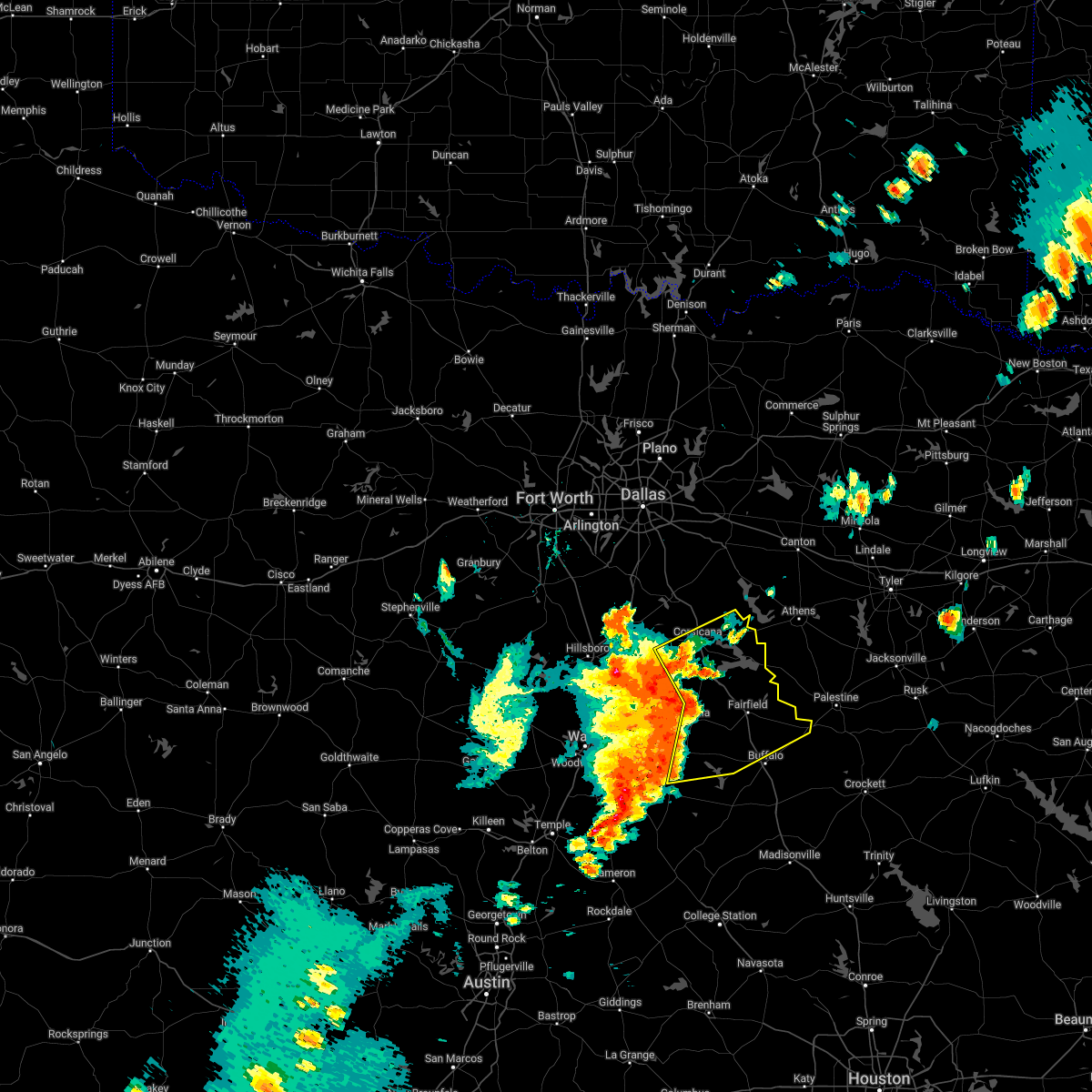 Interactive Hail Maps Hail Map for Mexia, TX