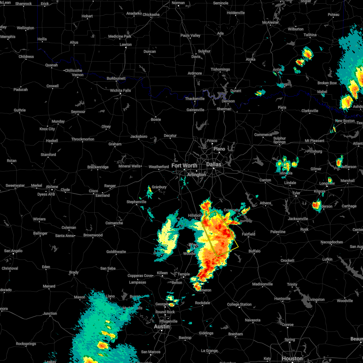 Interactive Hail Maps Hail Map for Dawson, TX