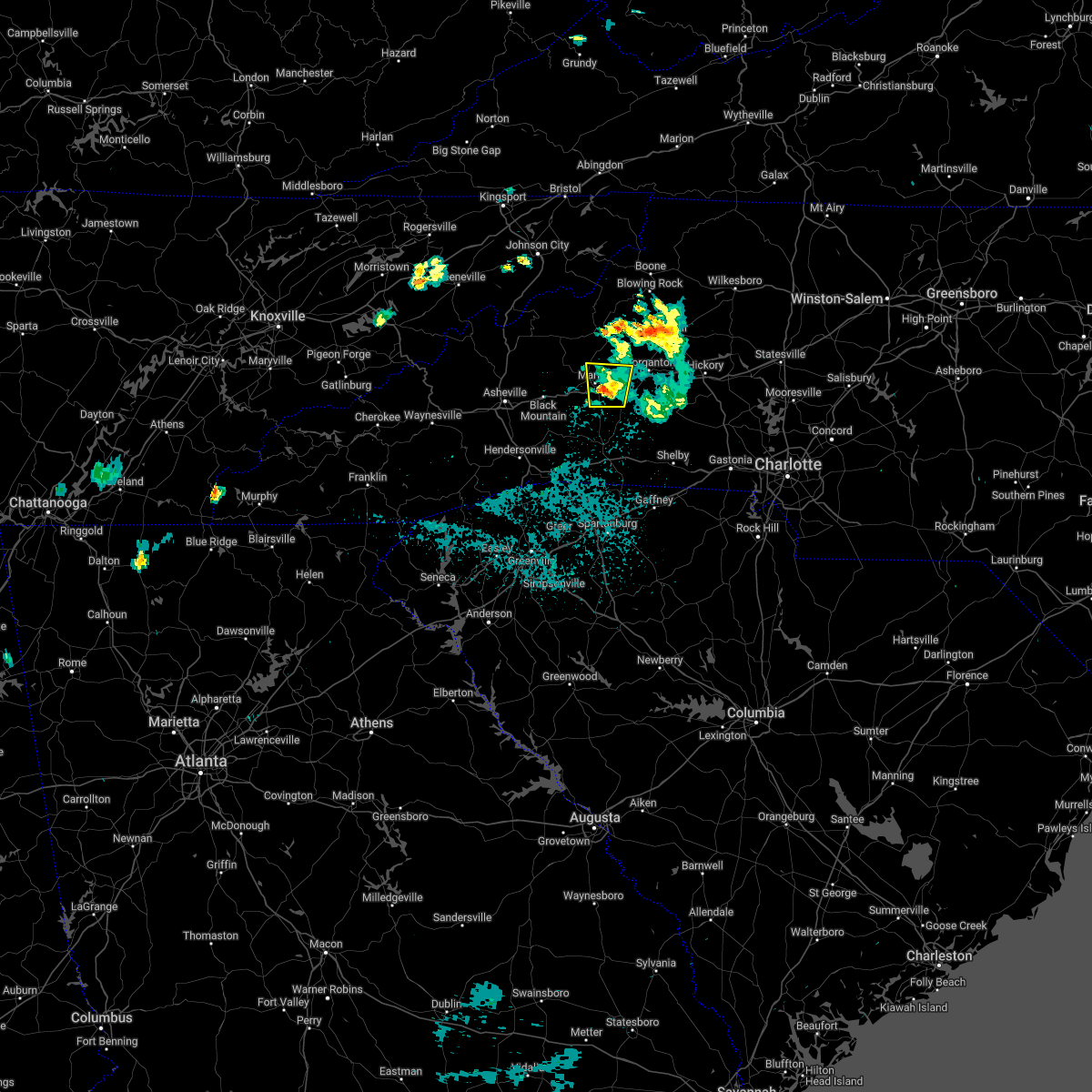 Interactive Hail Maps Hail Map for Glen Alpine, NC