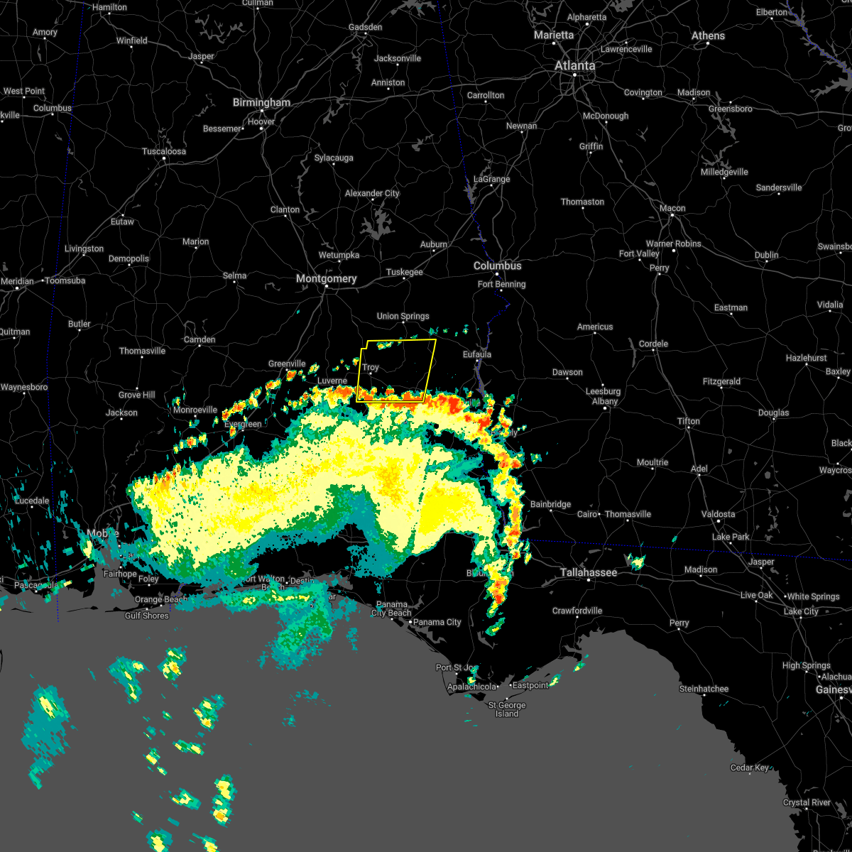 Interactive Hail Maps Hail Map for Brundidge, AL