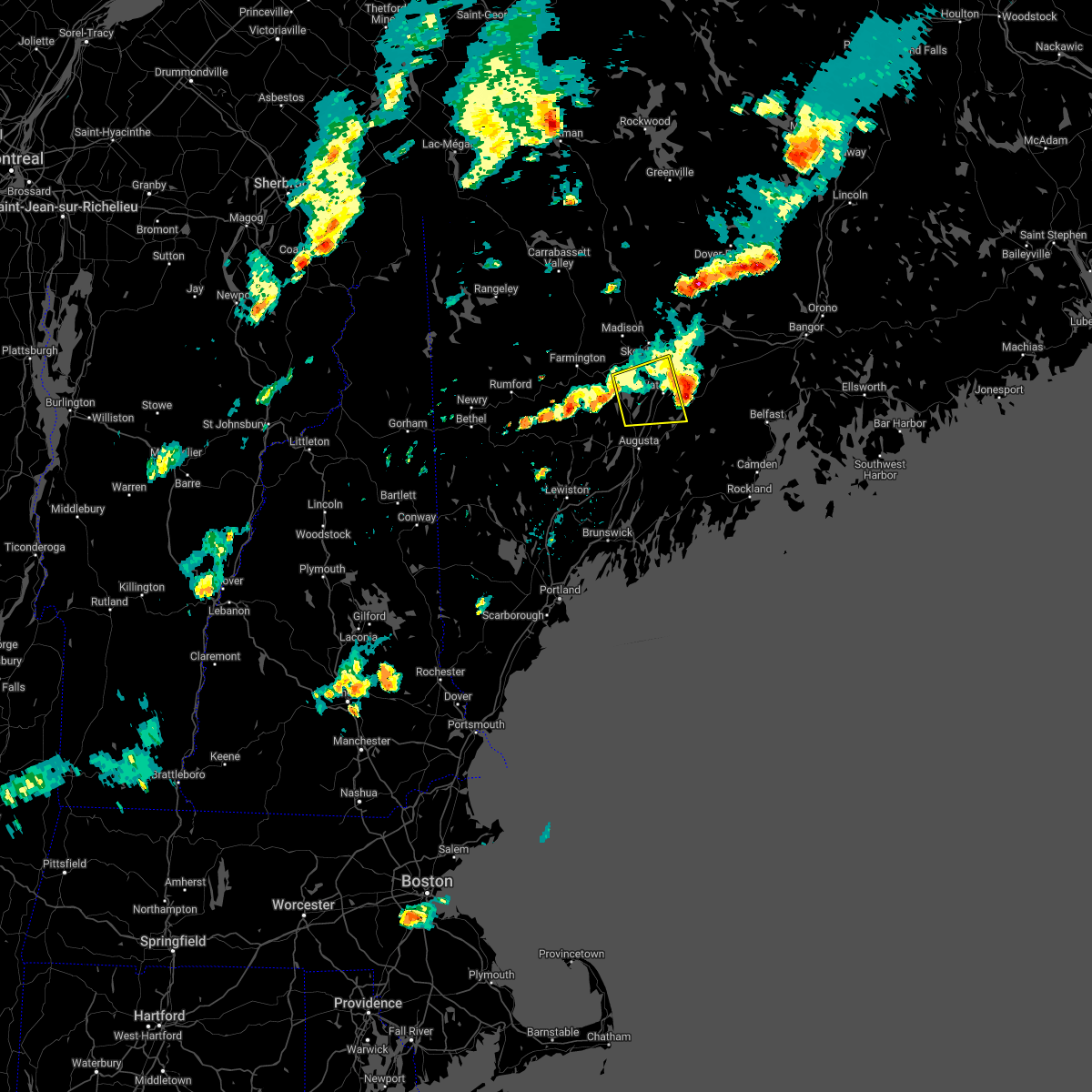 Interactive Hail Maps Hail Map for Fairfield, ME