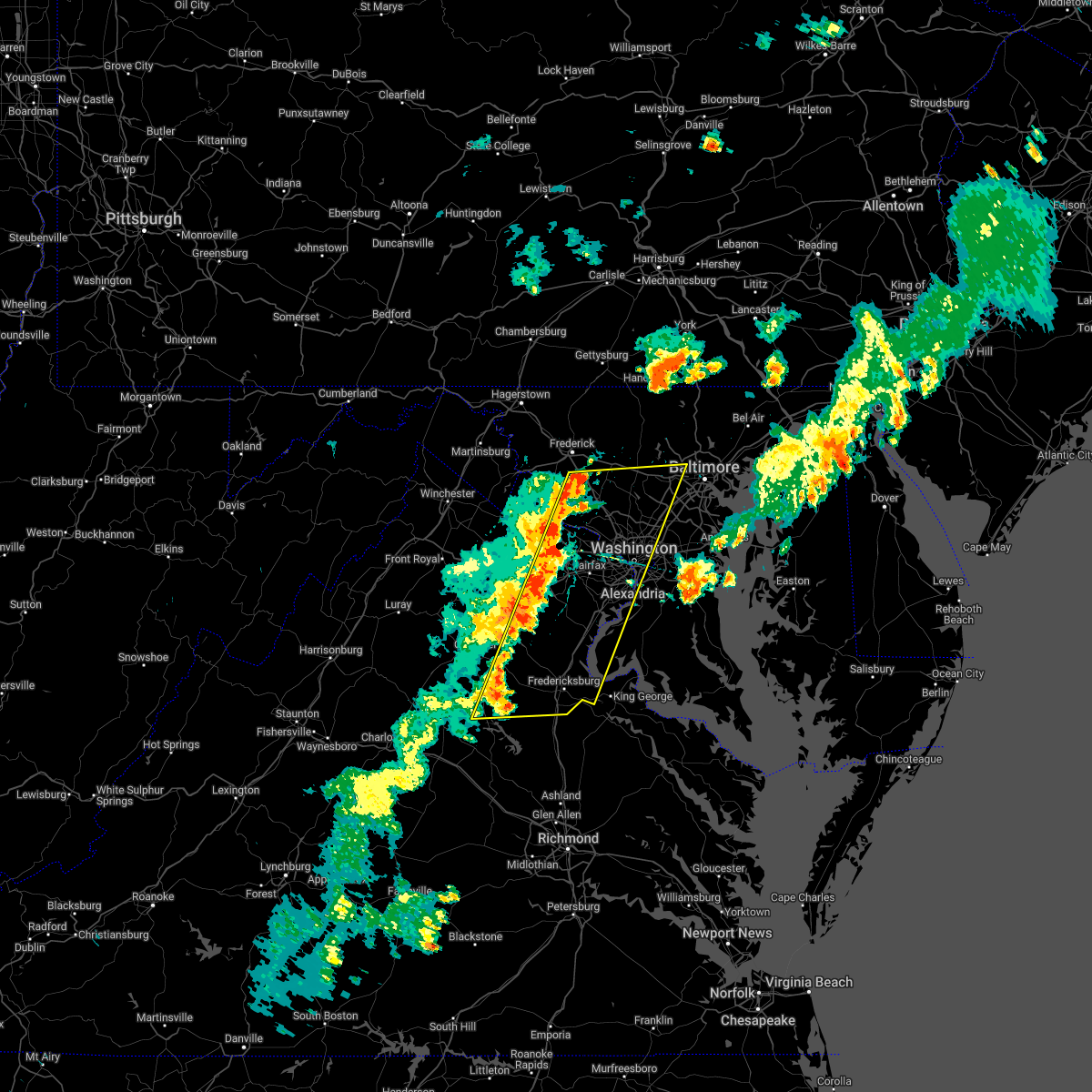 Interactive Hail Maps Hail Map for Fredericksburg, VA