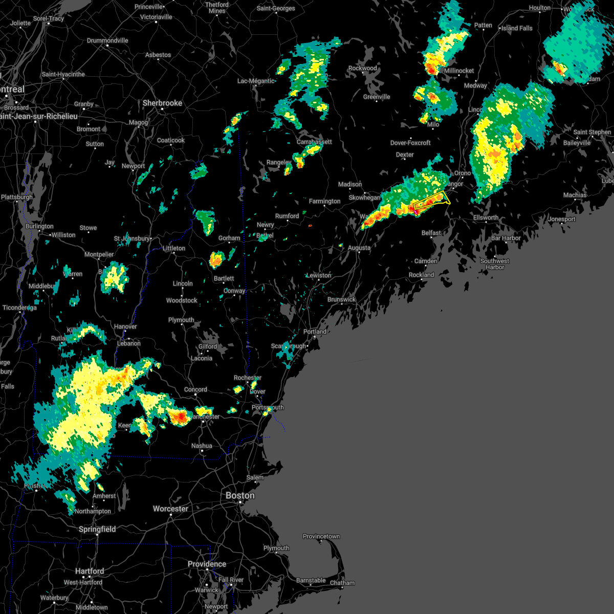 Interactive Hail Maps Hail Map for Hampden, ME