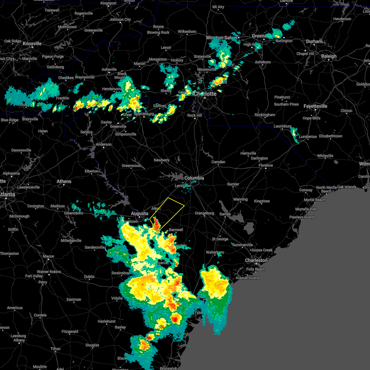 Interactive Hail Maps Hail Map for Salley, SC