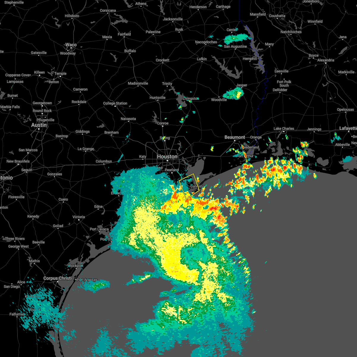 Interactive Hail Maps Hail Map for Galveston, TX