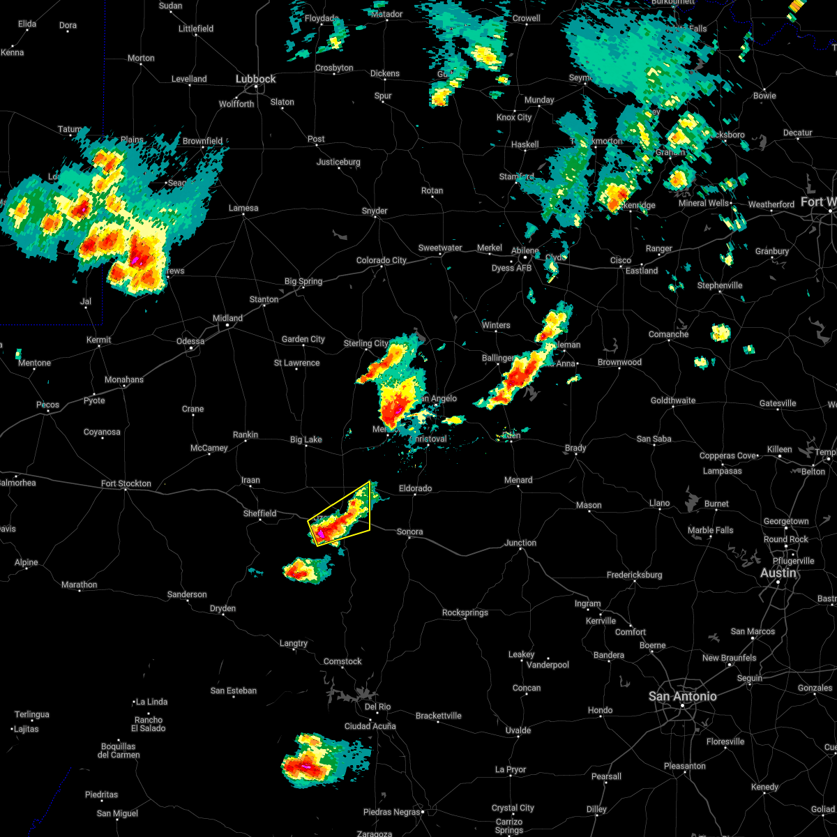 Interactive Hail Maps Hail Map for Ozona, TX