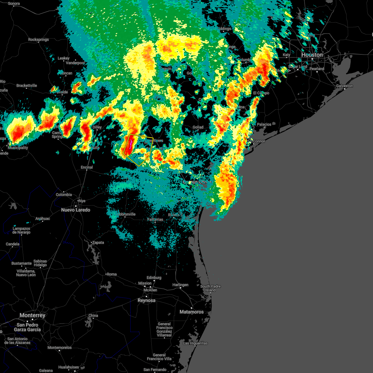 Interactive Hail Maps Hail Map for Tilden, TX