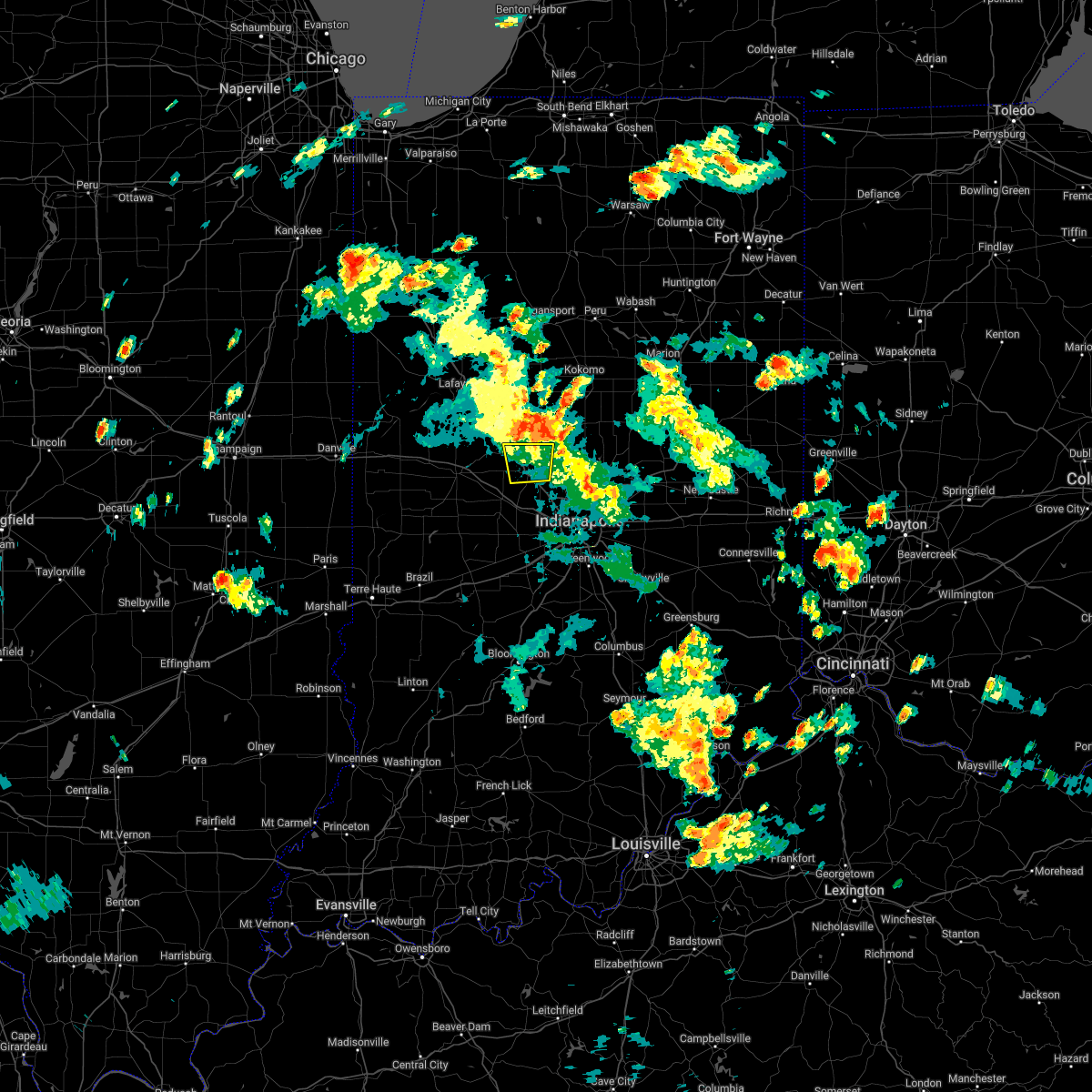 Interactive Hail Maps Hail Map for Ulen, IN
