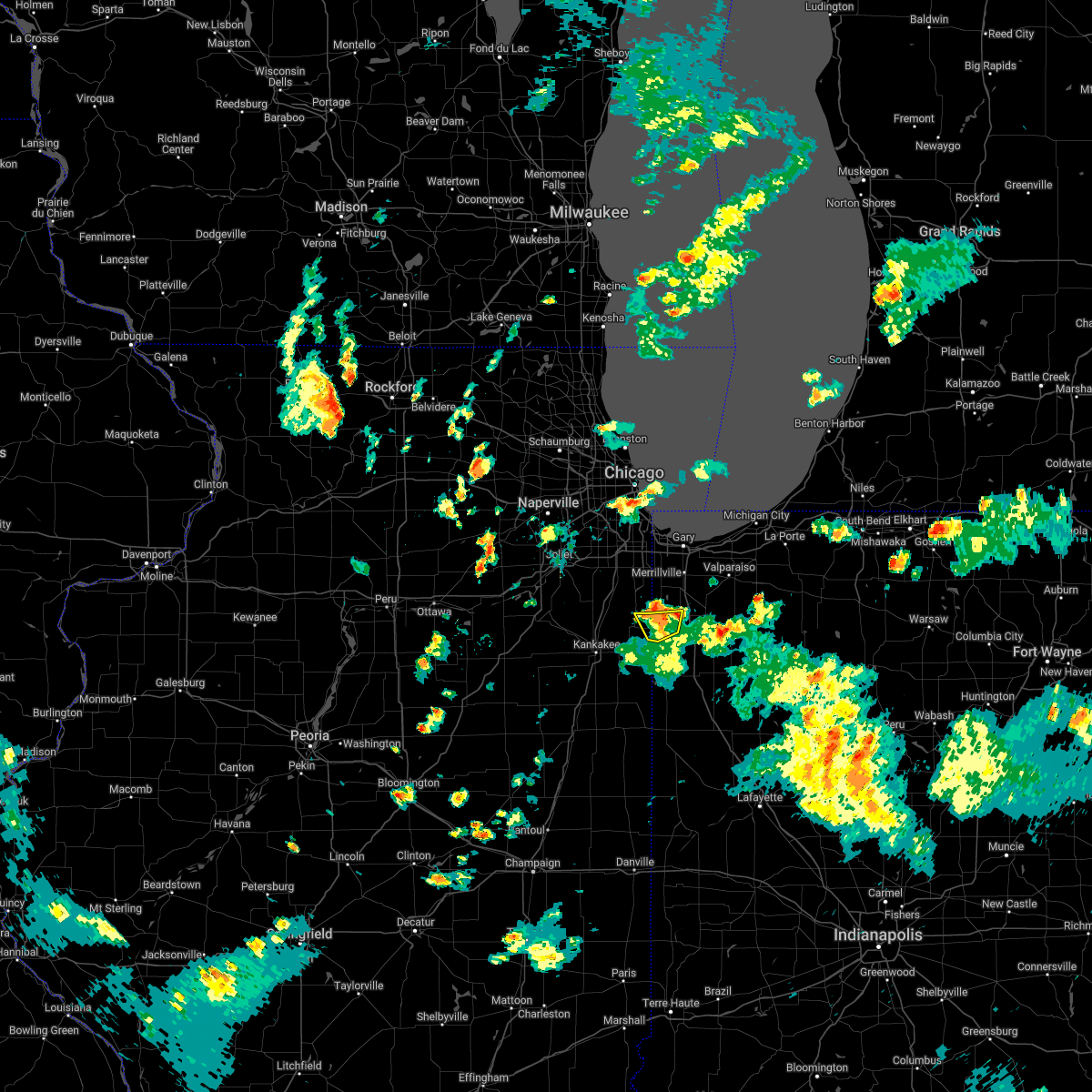 Hail Map for Lowell, IN Interactive Hail Maps
