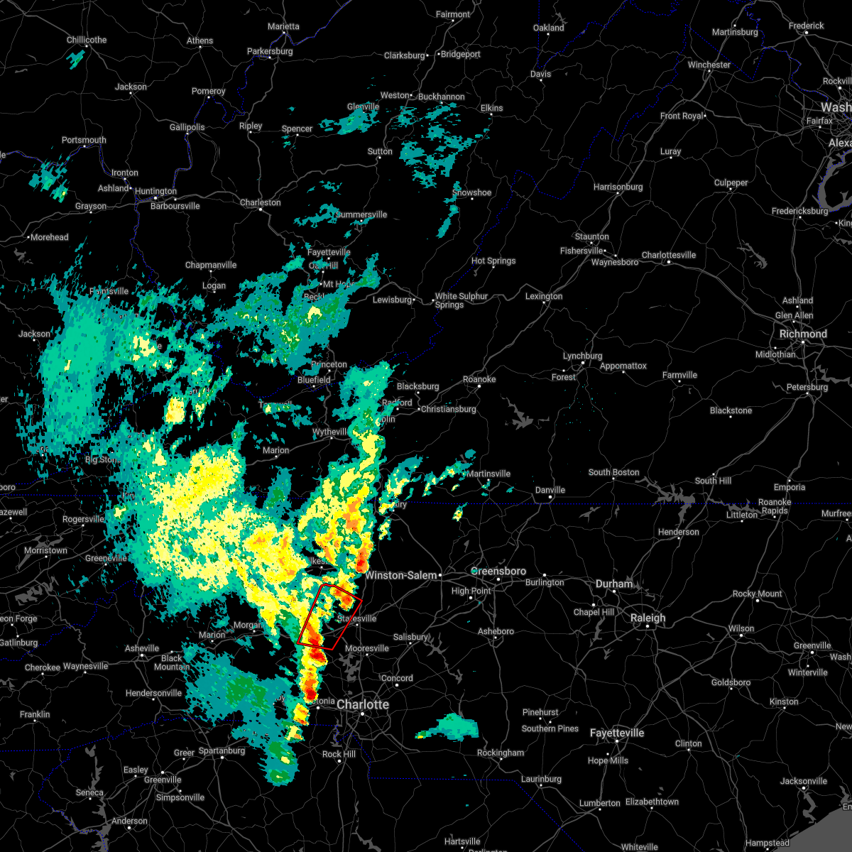 Interactive Hail Maps Hail Map for Taylorsville, NC