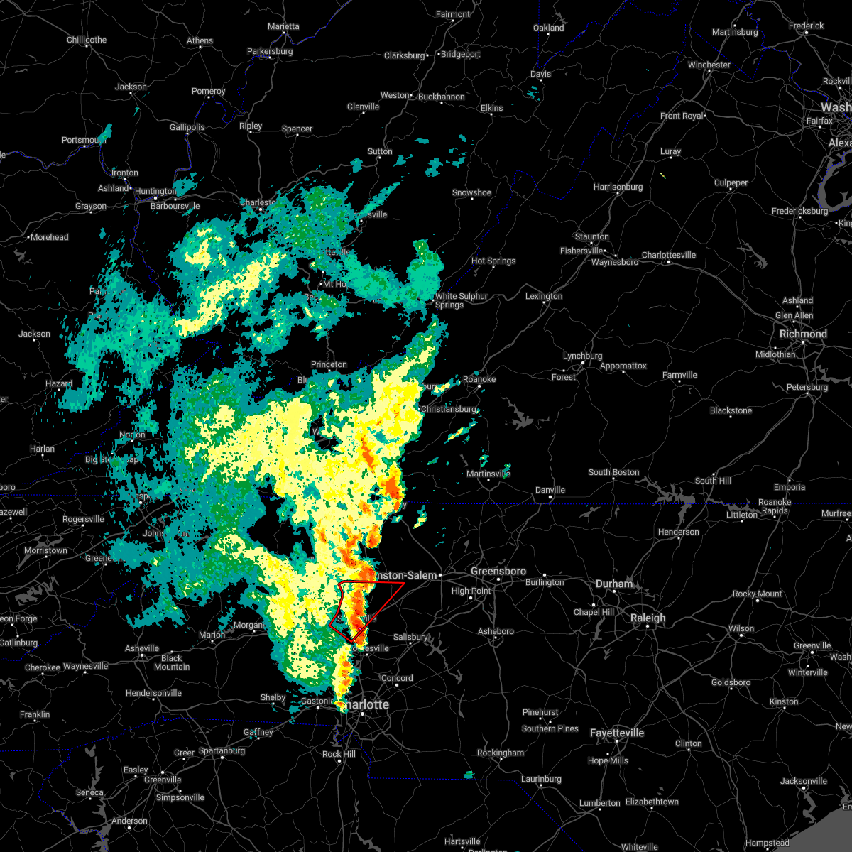 Interactive Hail Maps Hail Map for Harmony, NC