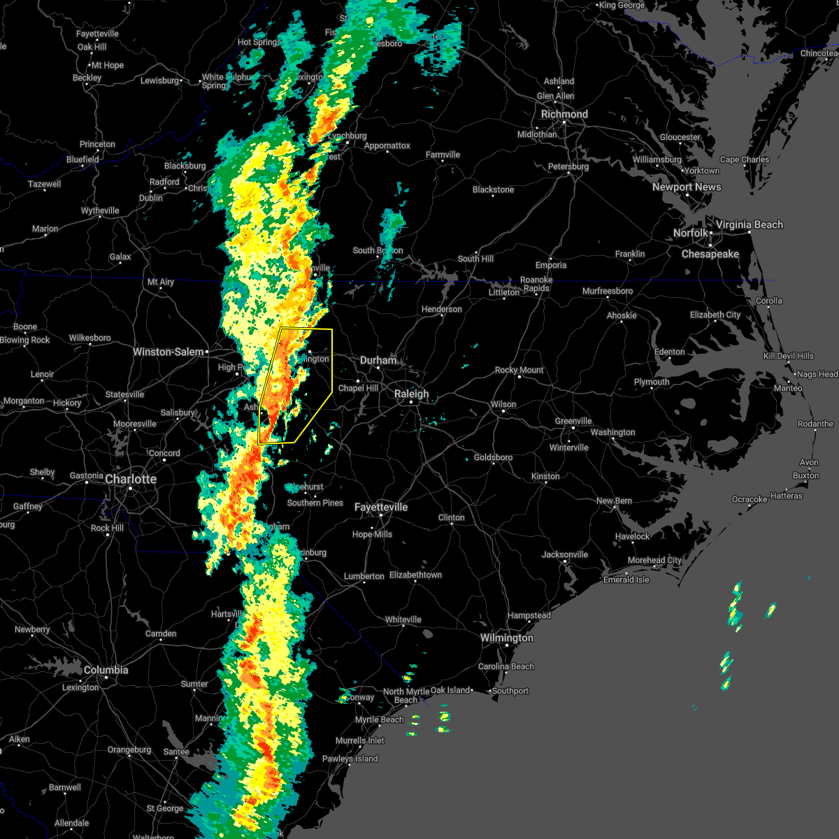 Interactive Hail Maps Hail Map for Altamahaw, NC