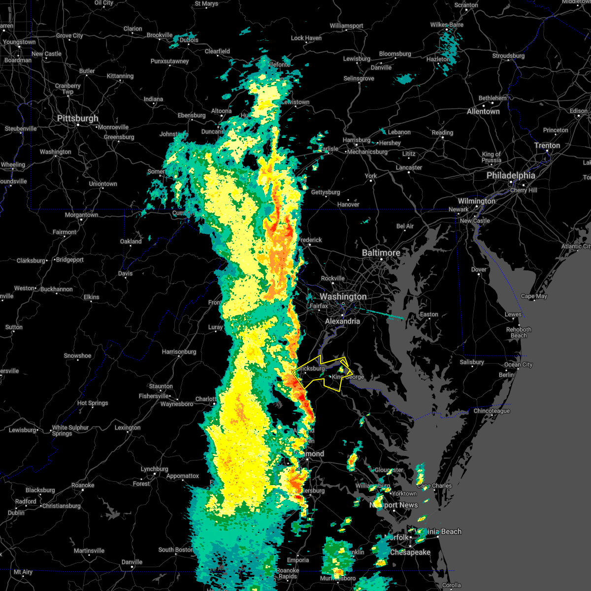 Interactive Hail Maps Hail Map for Fredericksburg, VA