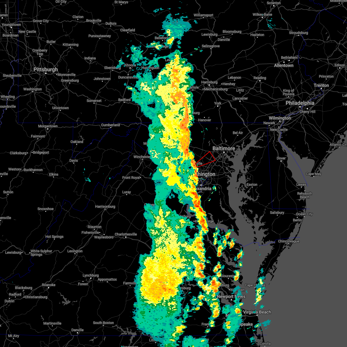 Interactive Hail Maps Hail Map for Brookeville, MD