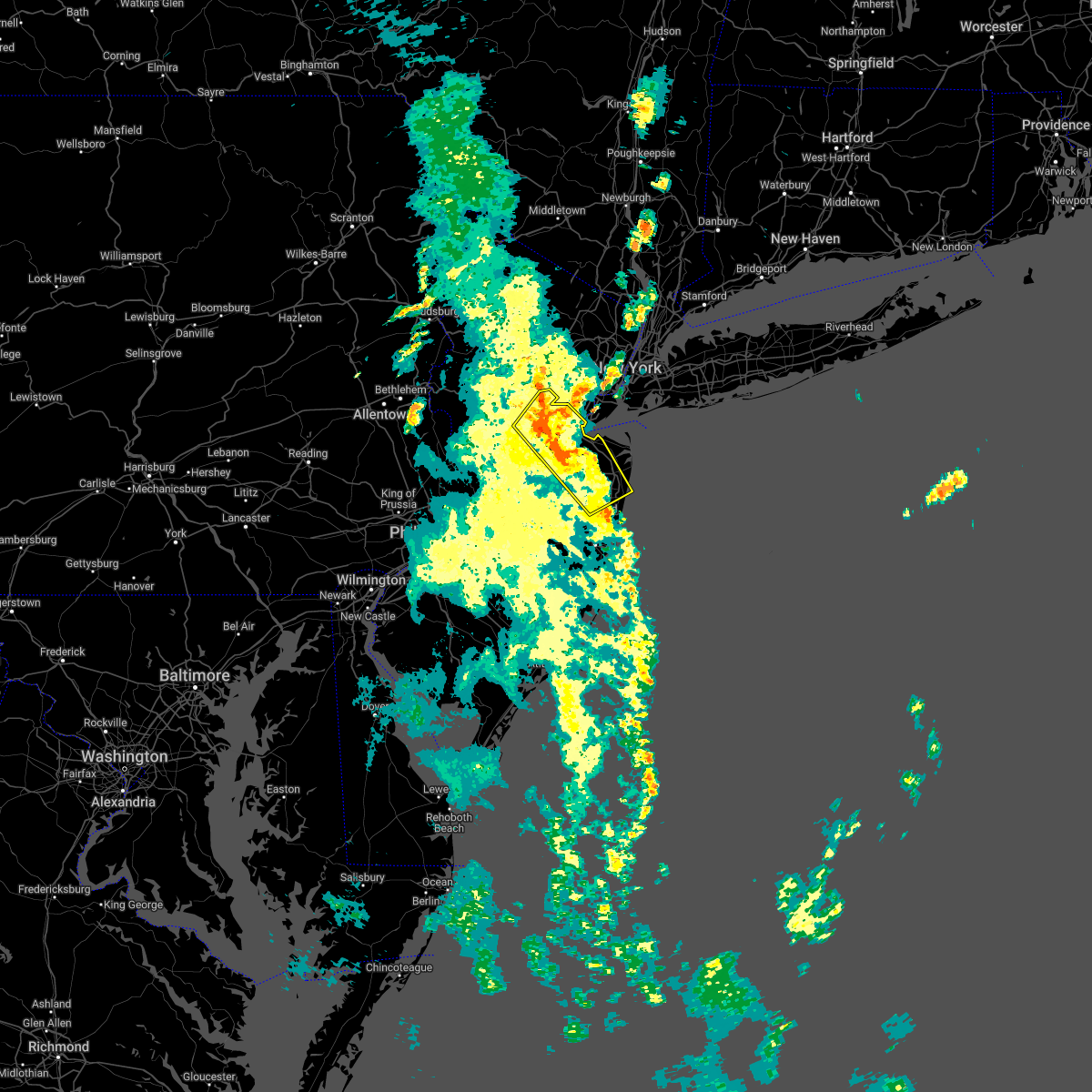 Interactive Hail Maps Hail Map for New Brunswick, NJ