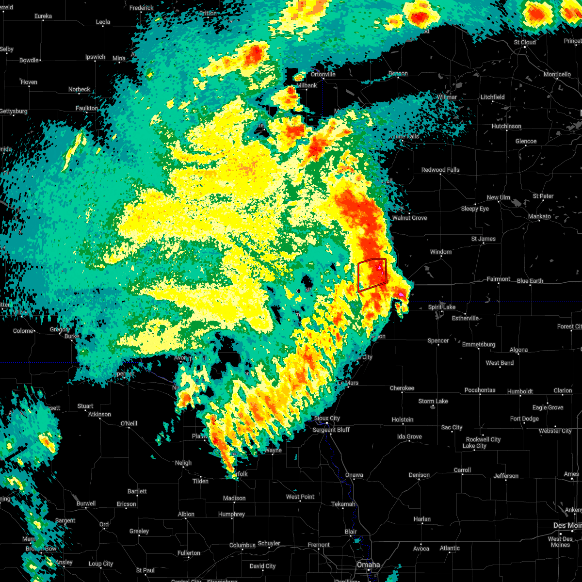 Interactive Hail Maps Hail Map for Wilmont, MN