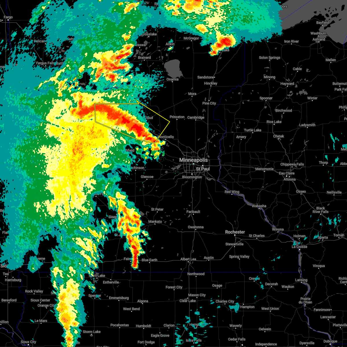 Interactive Hail Maps Hail Map for South Haven, MN