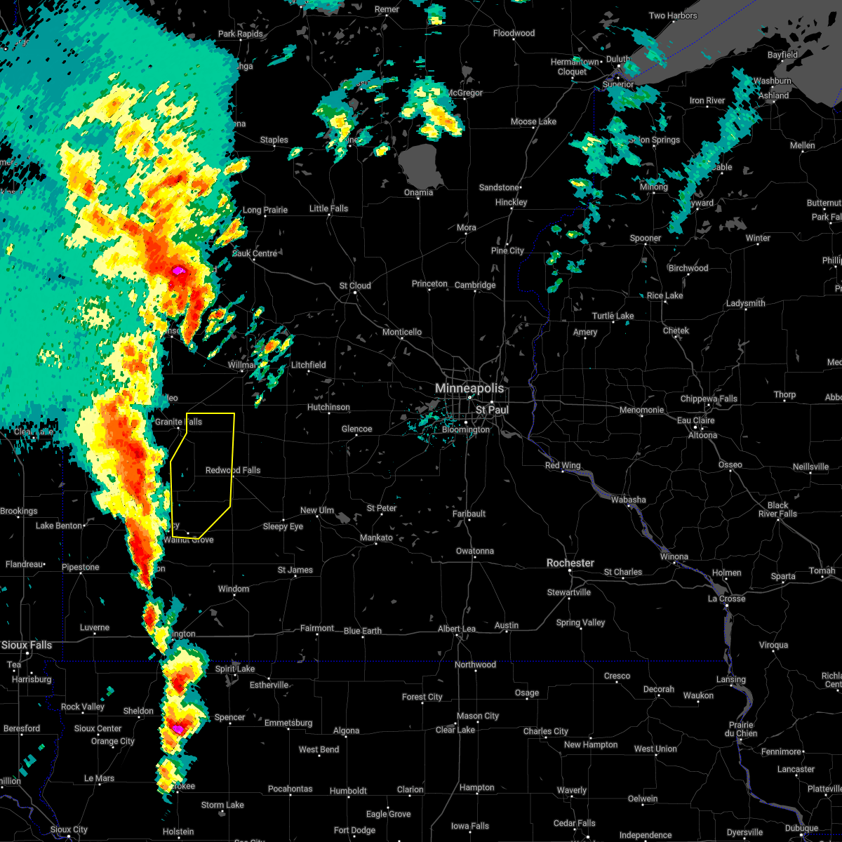 Interactive Hail Maps Hail Map for Milroy, MN