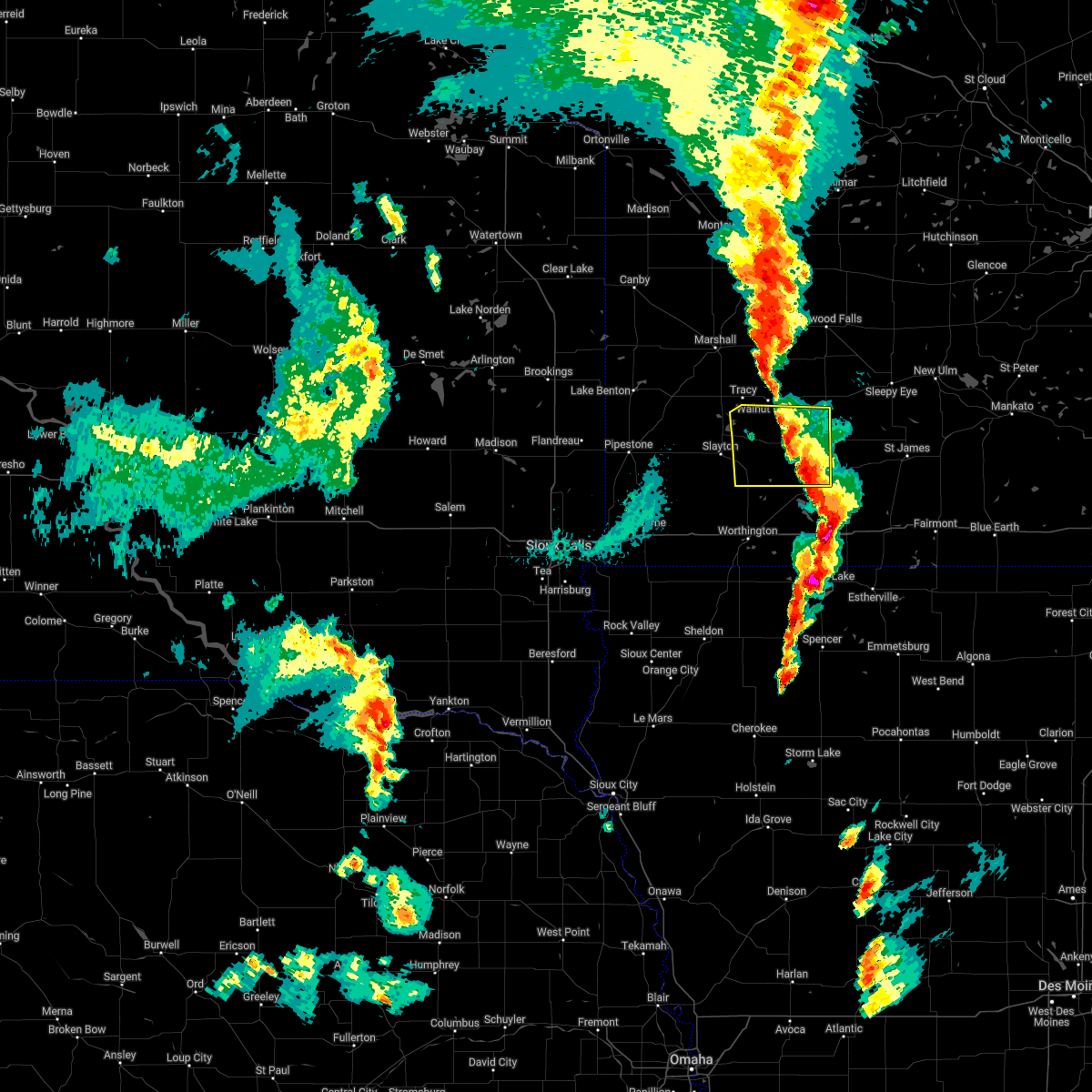 Interactive Hail Maps Hail Map for Westbrook, MN