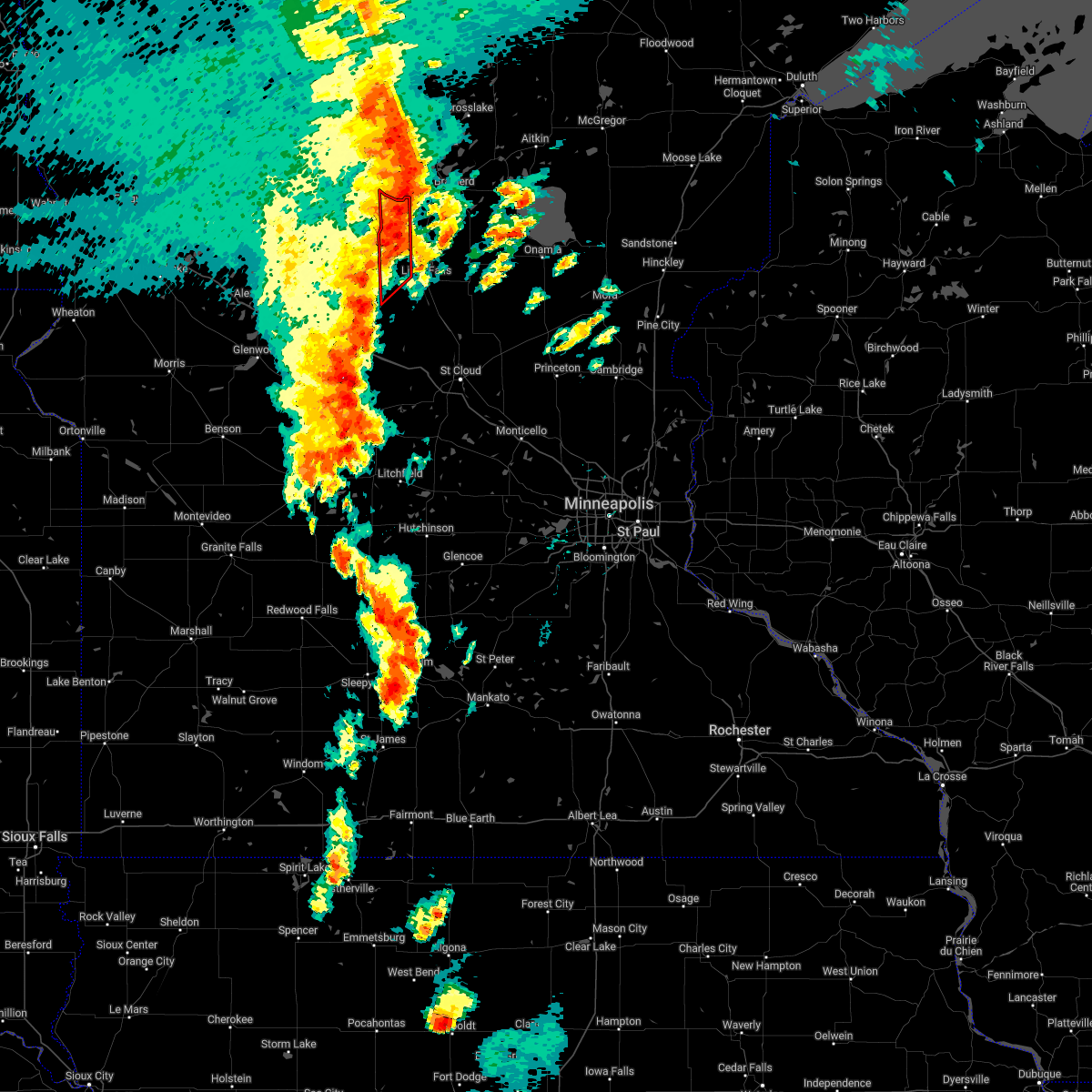 Interactive Hail Maps Hail Map for Randall, MN
