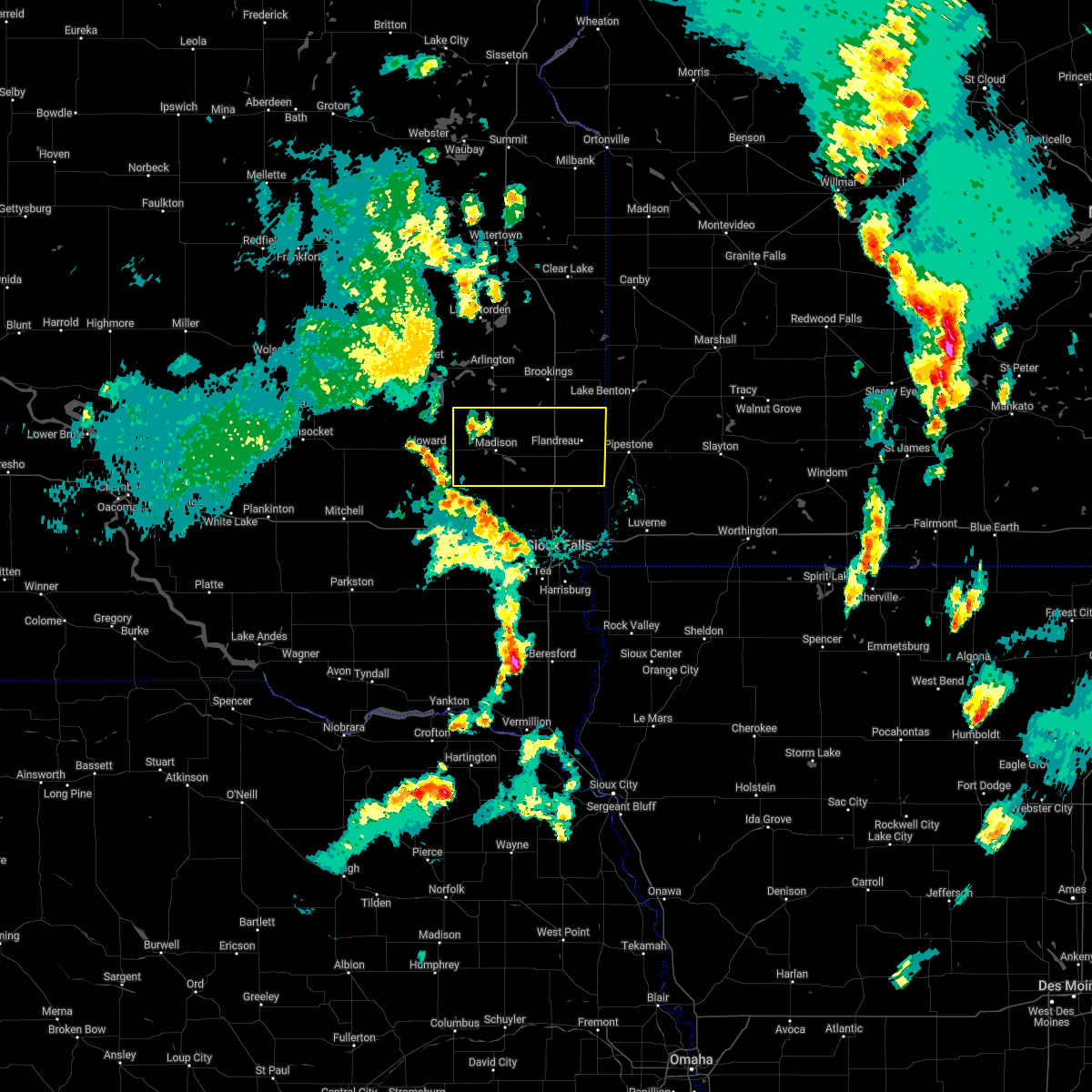 Interactive Hail Maps Hail Map for Chester, SD