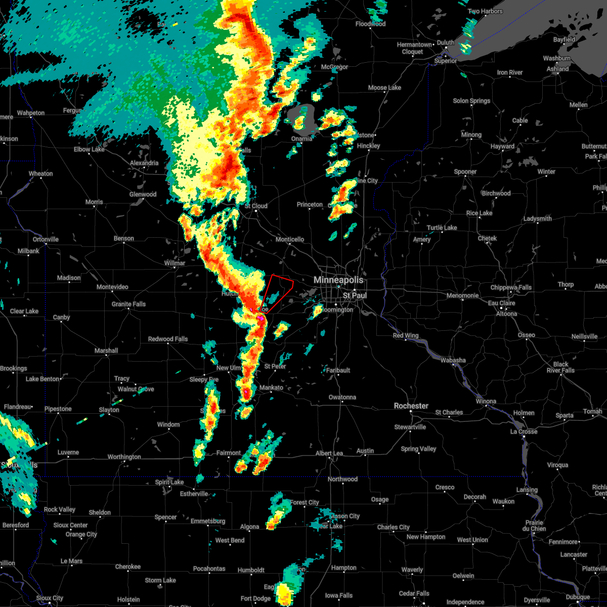 Interactive Hail Maps Hail Map for Lester Prairie, MN