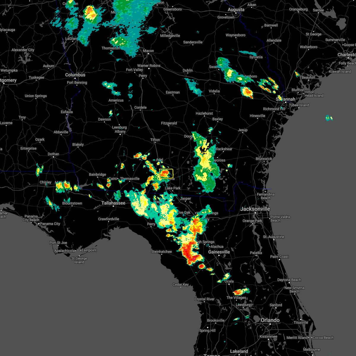 Interactive Hail Maps Hail Map for Valdosta, GA