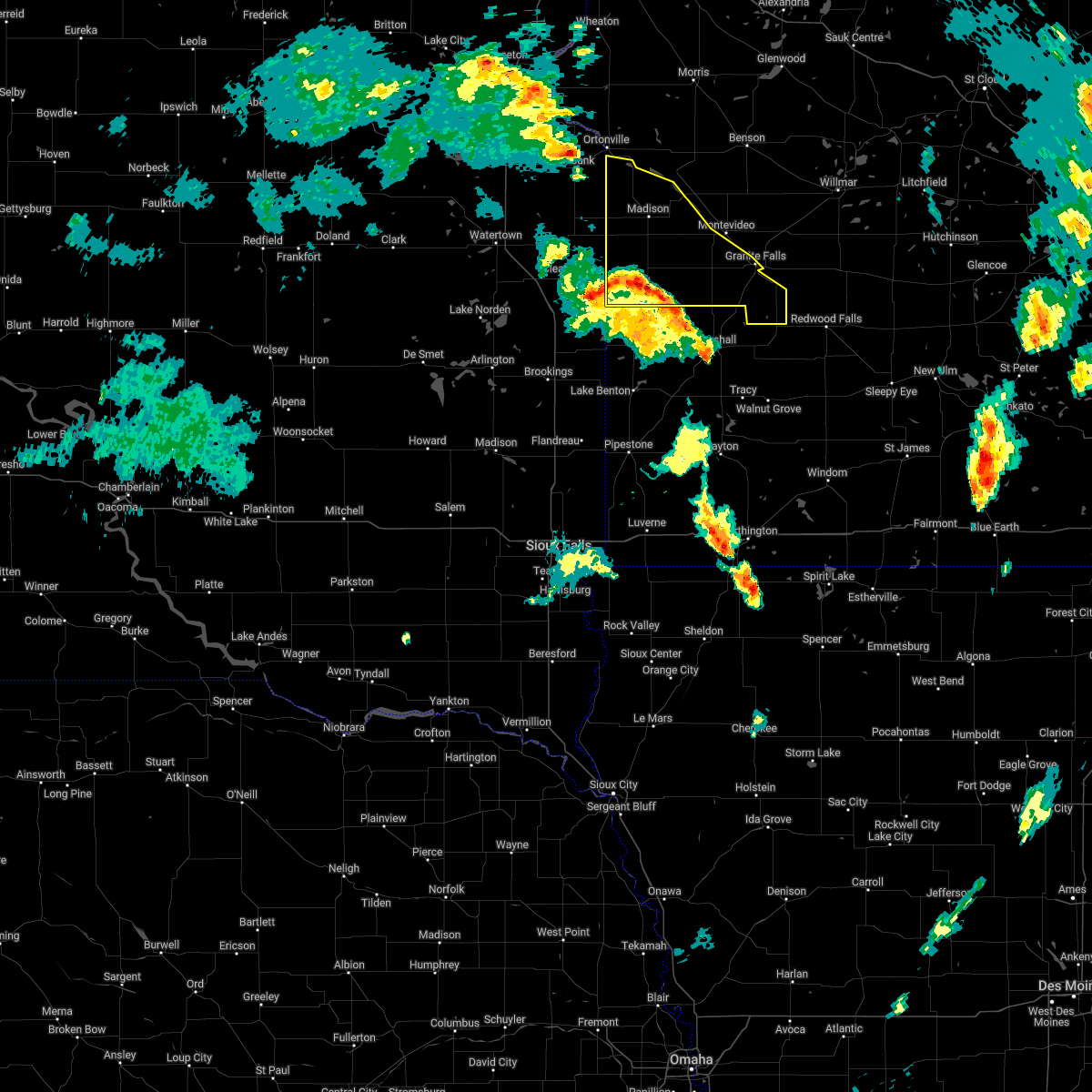 Interactive Hail Maps Hail Map for Porter, MN