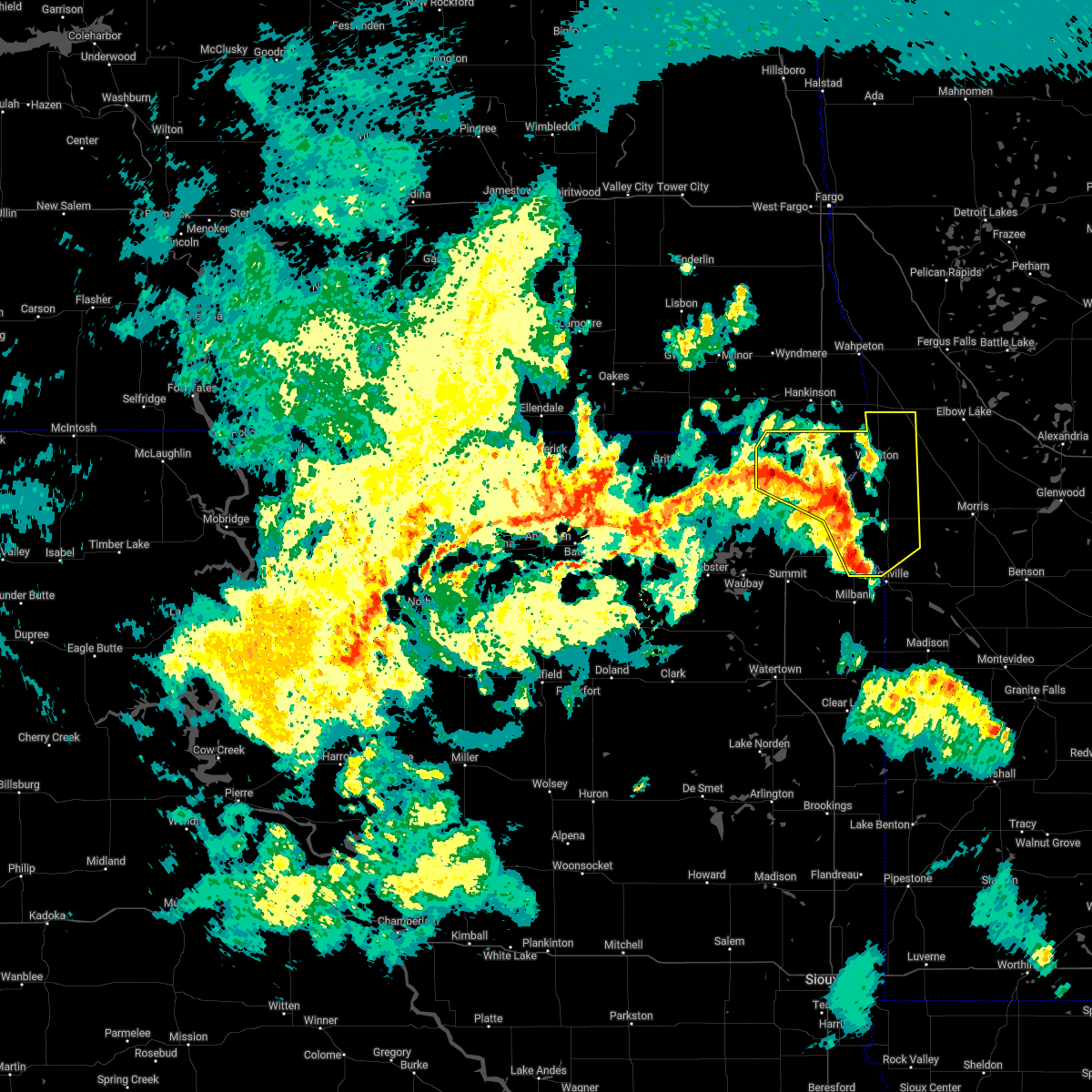 Interactive Hail Maps Hail Map for Sisseton, SD