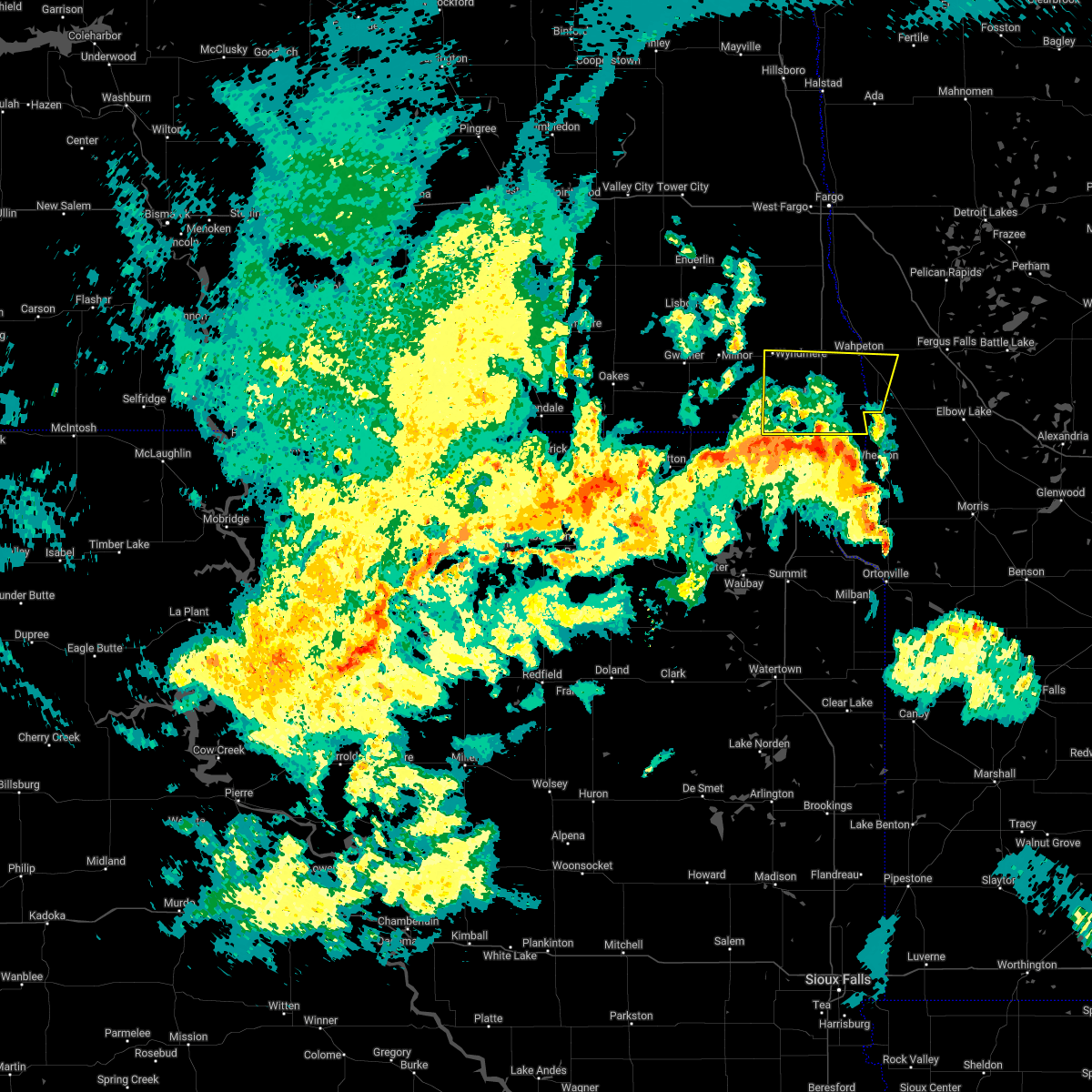 Interactive Hail Maps Hail Map for Wahpeton, ND