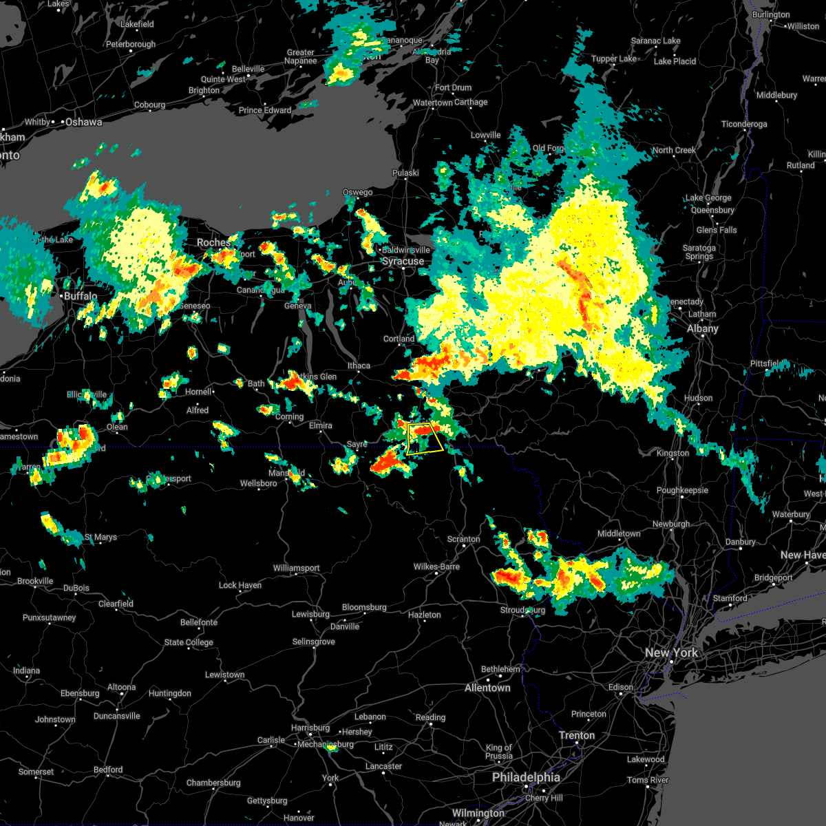 Interactive Hail Maps Hail Map for Endicott, NY