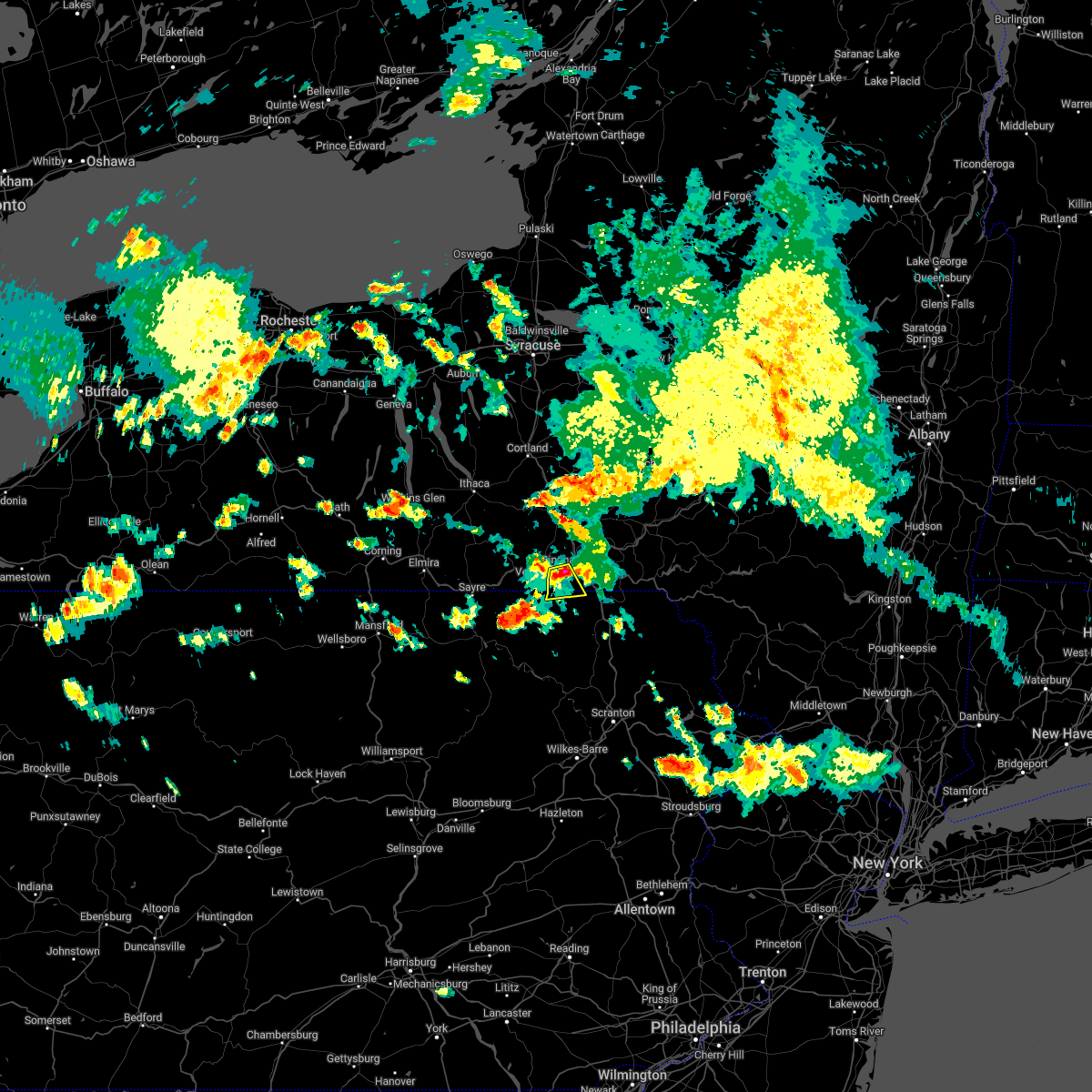 Interactive Hail Maps Hail Map for Endicott, NY