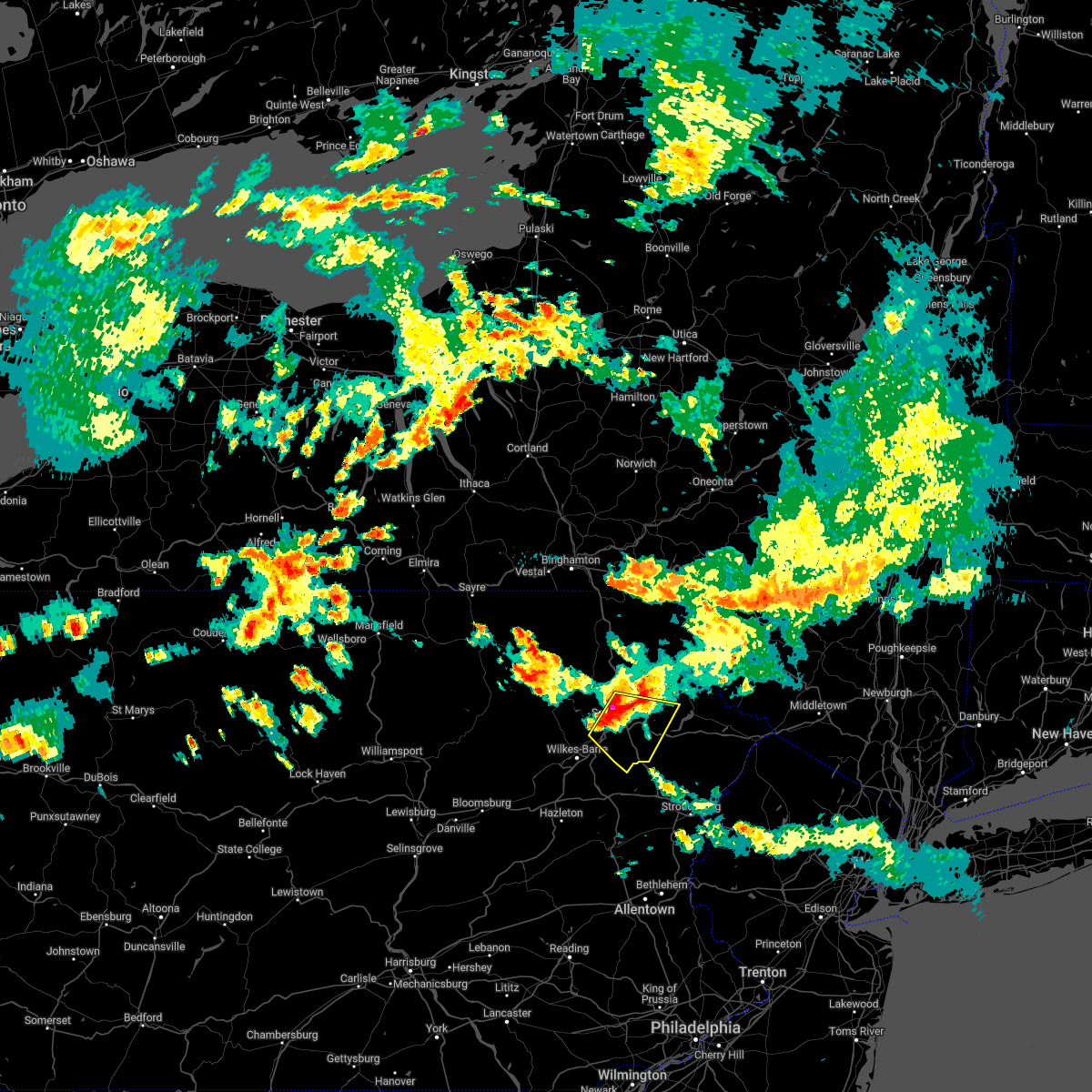 Interactive Hail Maps Hail Map for Duryea, PA