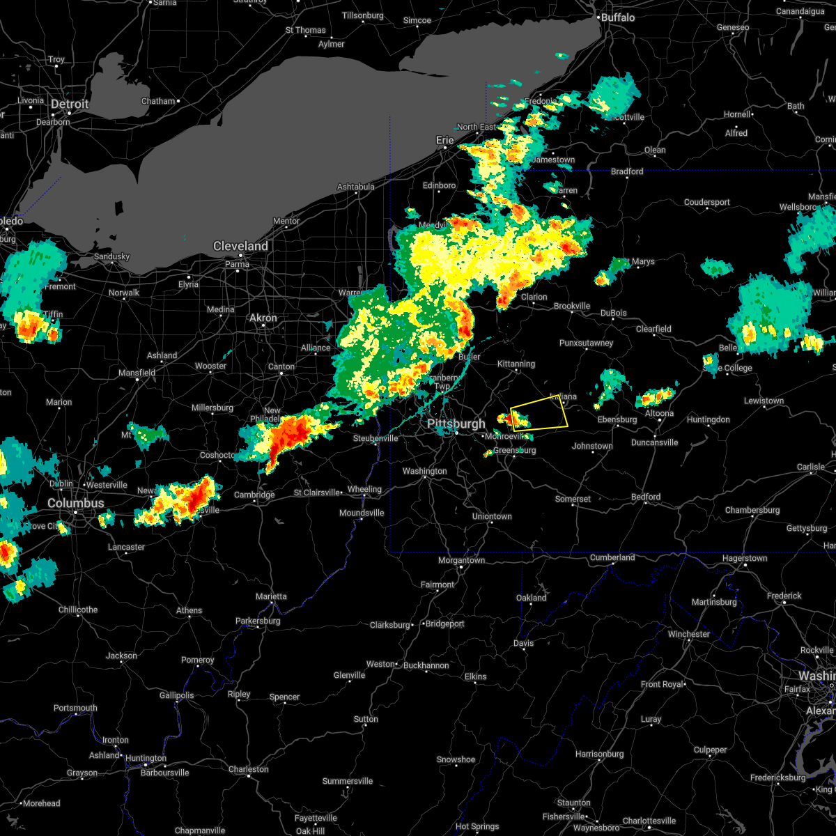 Interactive Hail Maps Hail Map for Apollo, PA