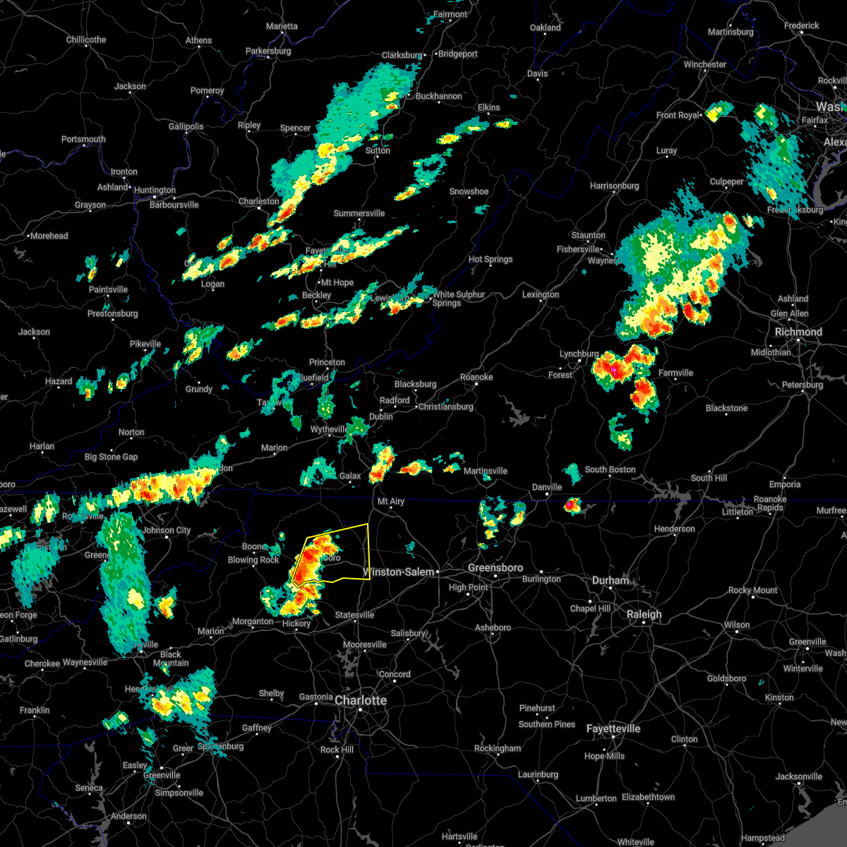 Interactive Hail Maps Hail Map for Wilkesboro, NC