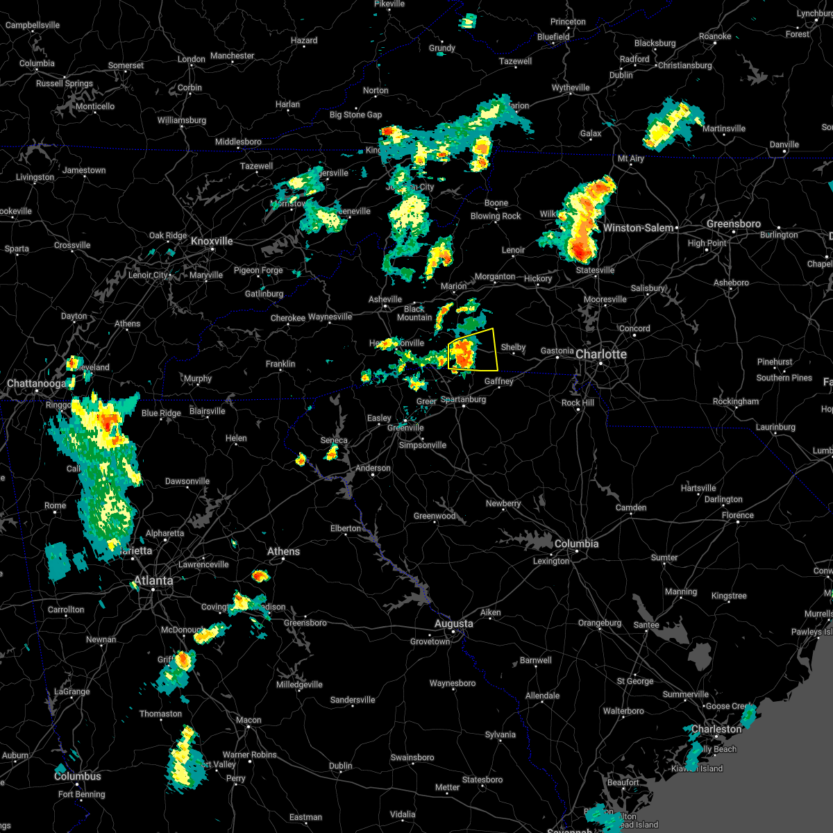 Interactive Hail Maps Hail Map for Bostic, NC