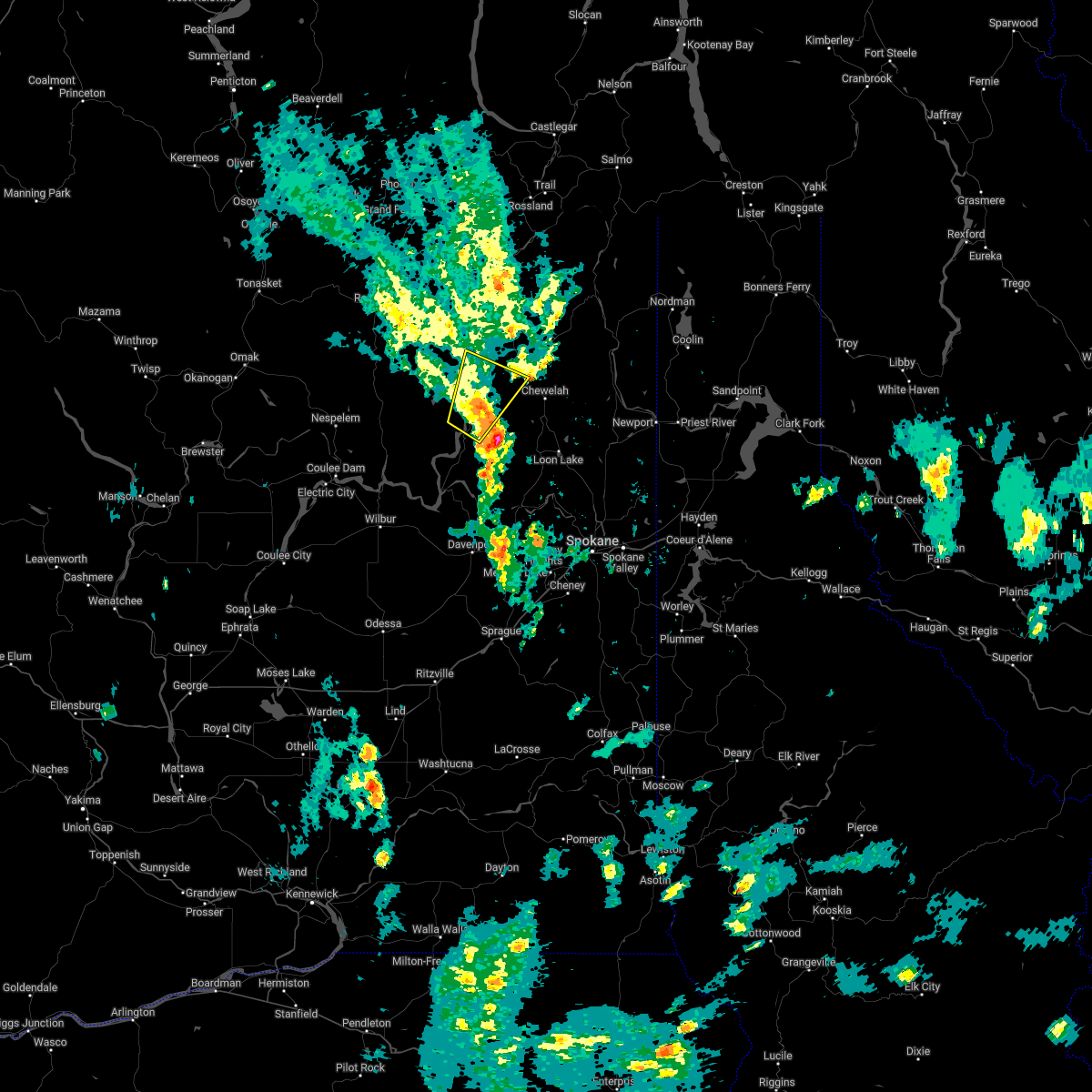 Interactive Hail Maps Hail Map for Inchelium, WA
