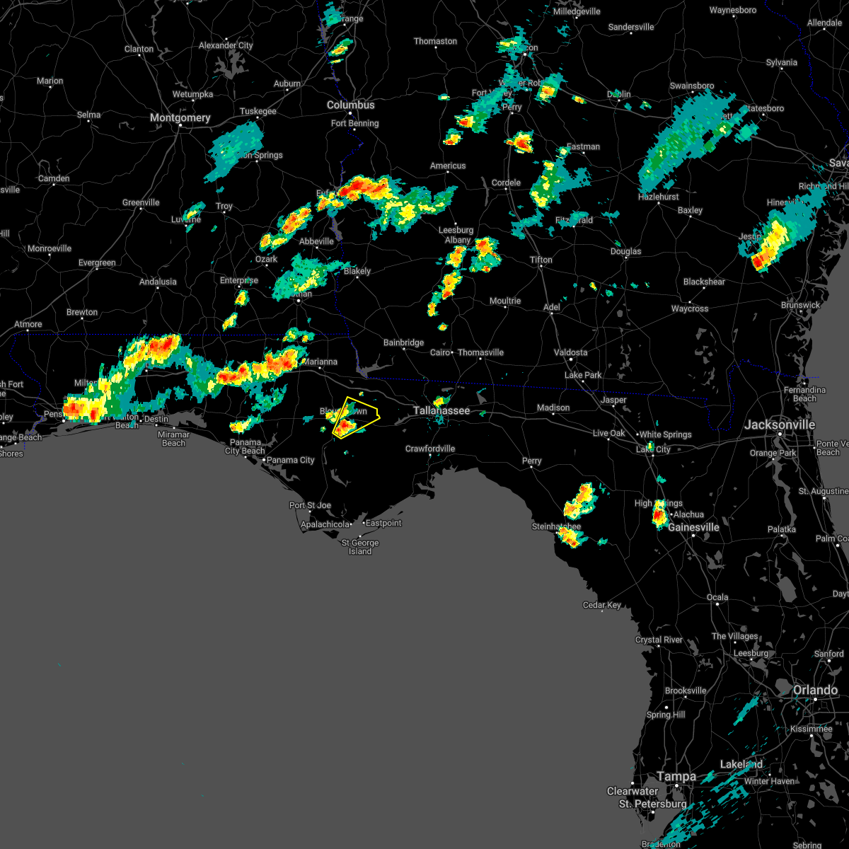 Interactive Hail Maps Hail Map for Bristol, FL