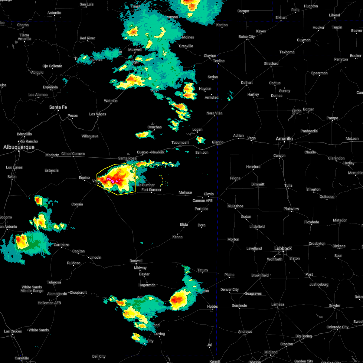 Interactive Hail Maps Hail Map for Vaughn, NM