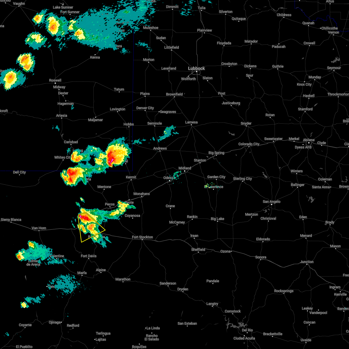 Interactive Hail Maps Hail Map for Balmorhea, TX