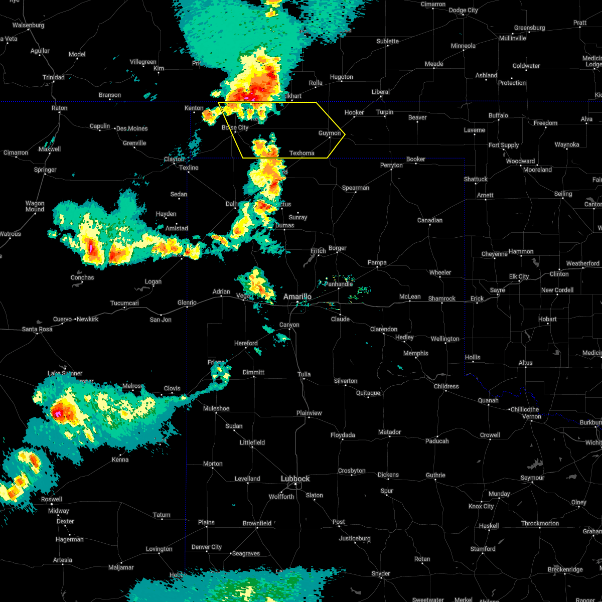 Hail Map for Goodwell, OK Interactive Hail Maps