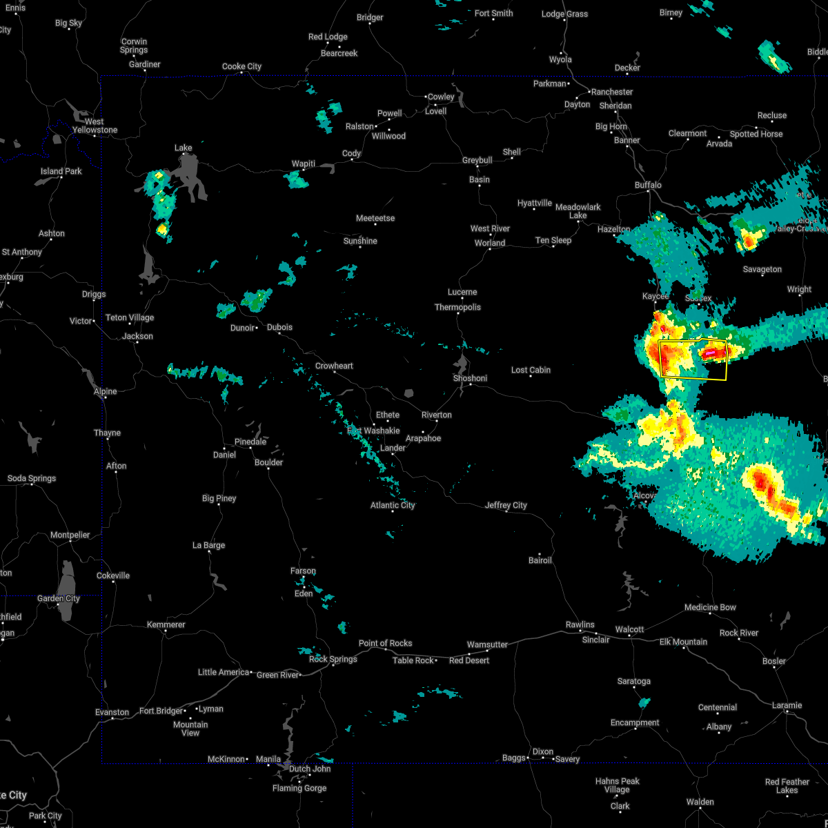 Interactive Hail Maps Hail Map for Edgerton, WY