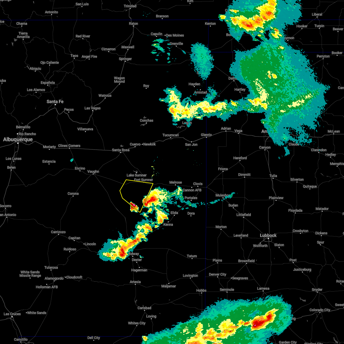 Interactive Hail Maps Hail Map for Fort Sumner, NM