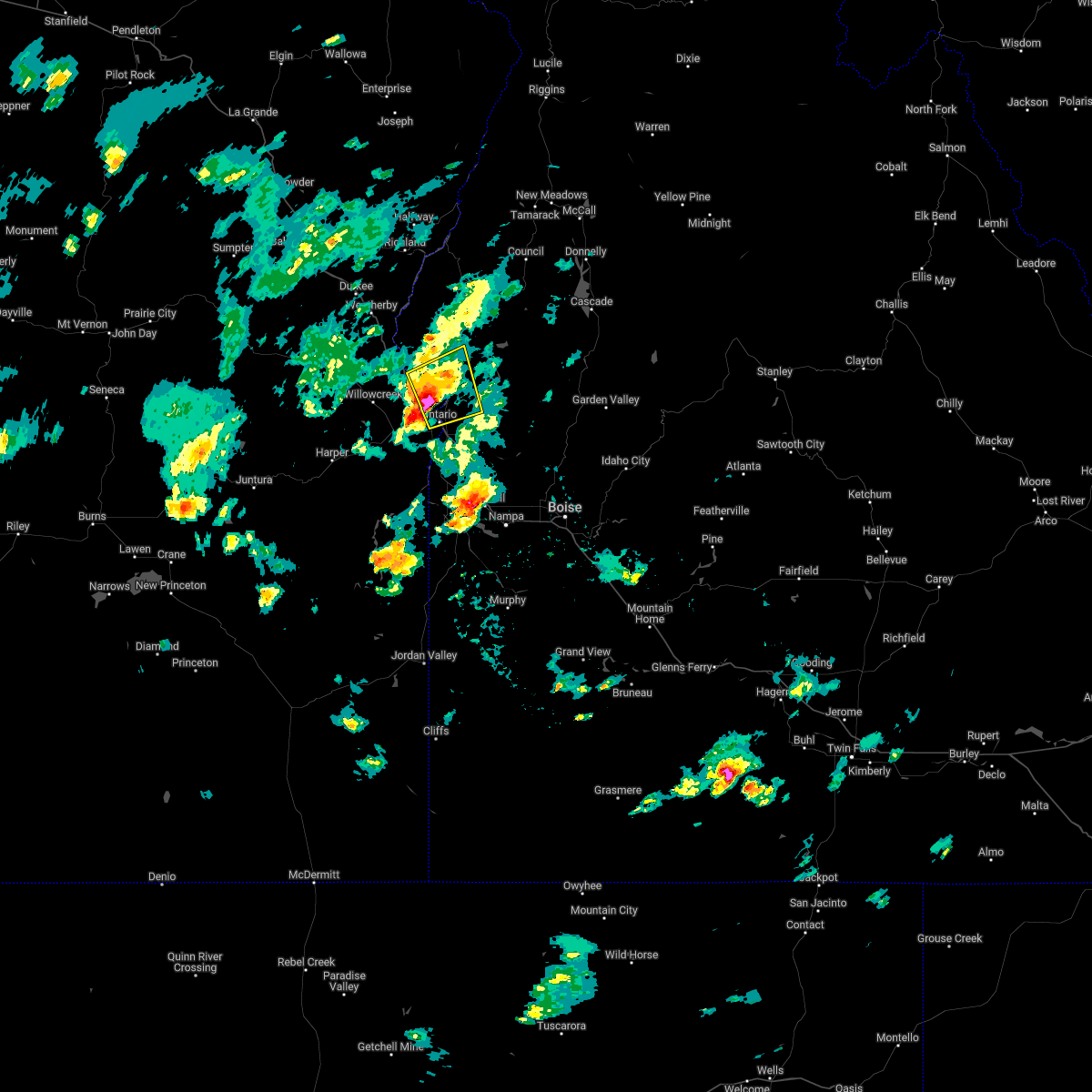Interactive Hail Maps Hail Map for Fruitland, ID