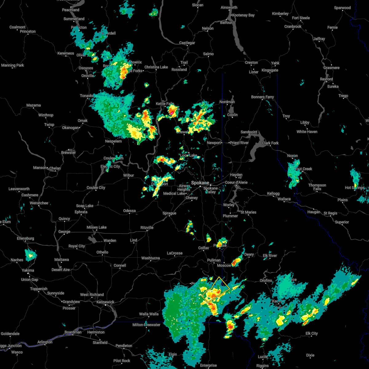 Interactive Hail Maps Hail Map for Clarkston, WA