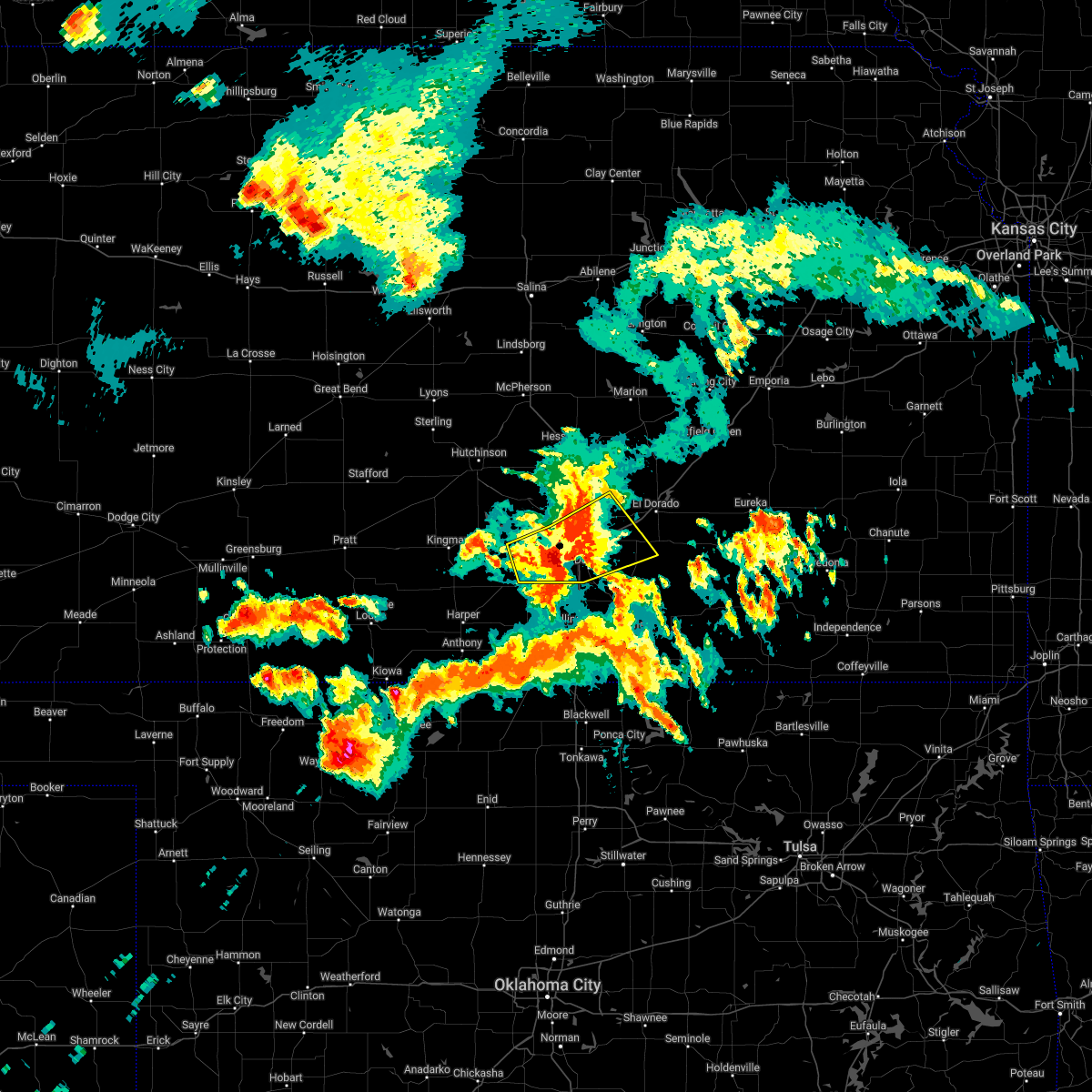 Interactive Hail Maps Hail Map for Wichita, KS