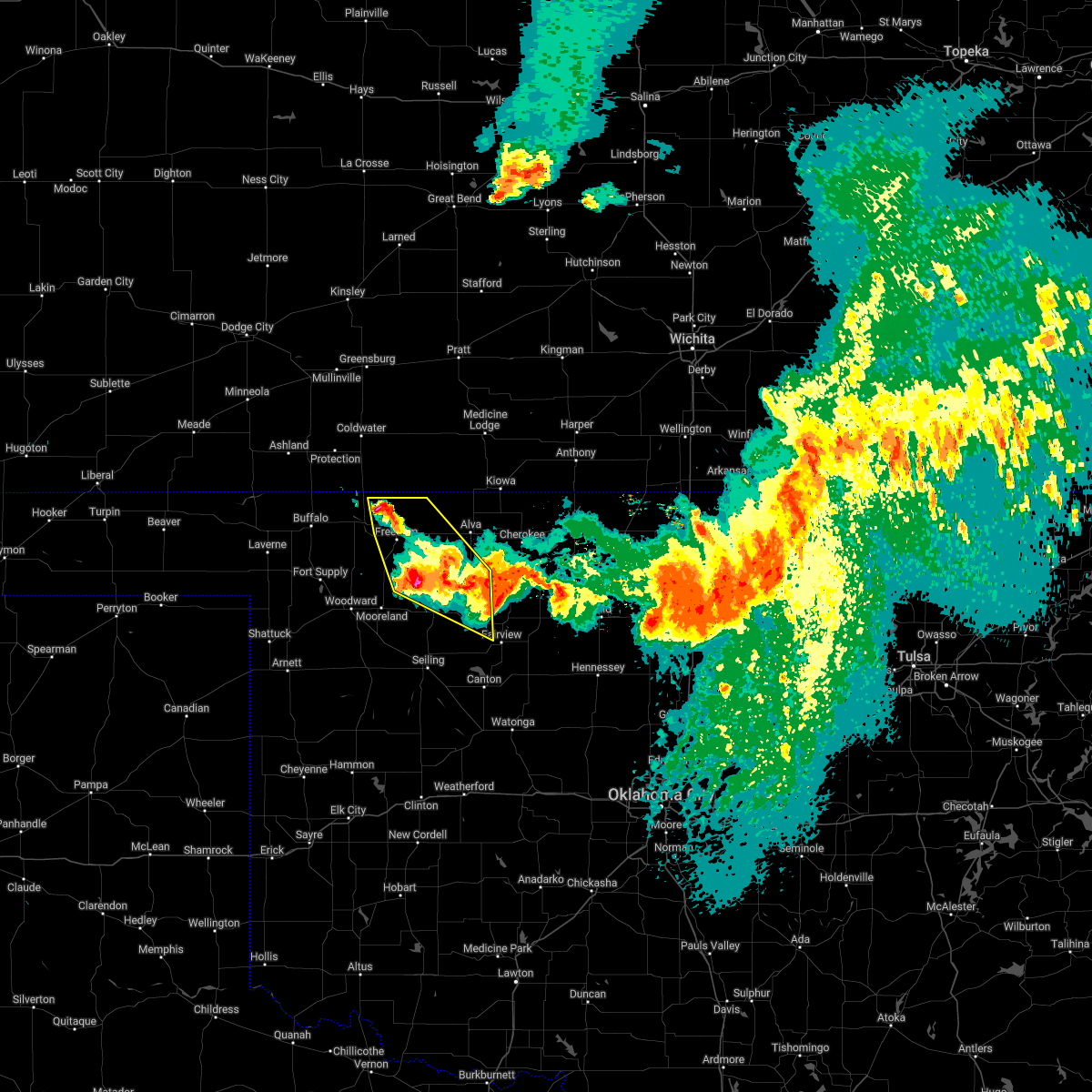 Interactive Hail Maps Hail Map for Waynoka, OK