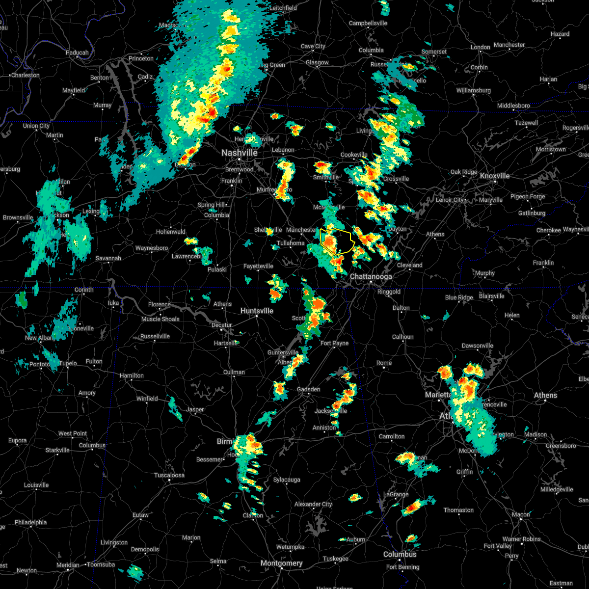 Interactive Hail Maps Hail Map for Pelham, TN