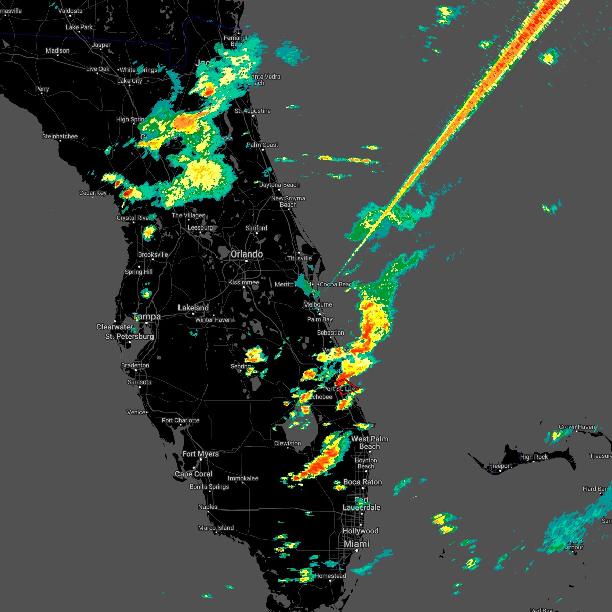 Interactive Hail Maps Hail Map for Port St. Lucie, FL
