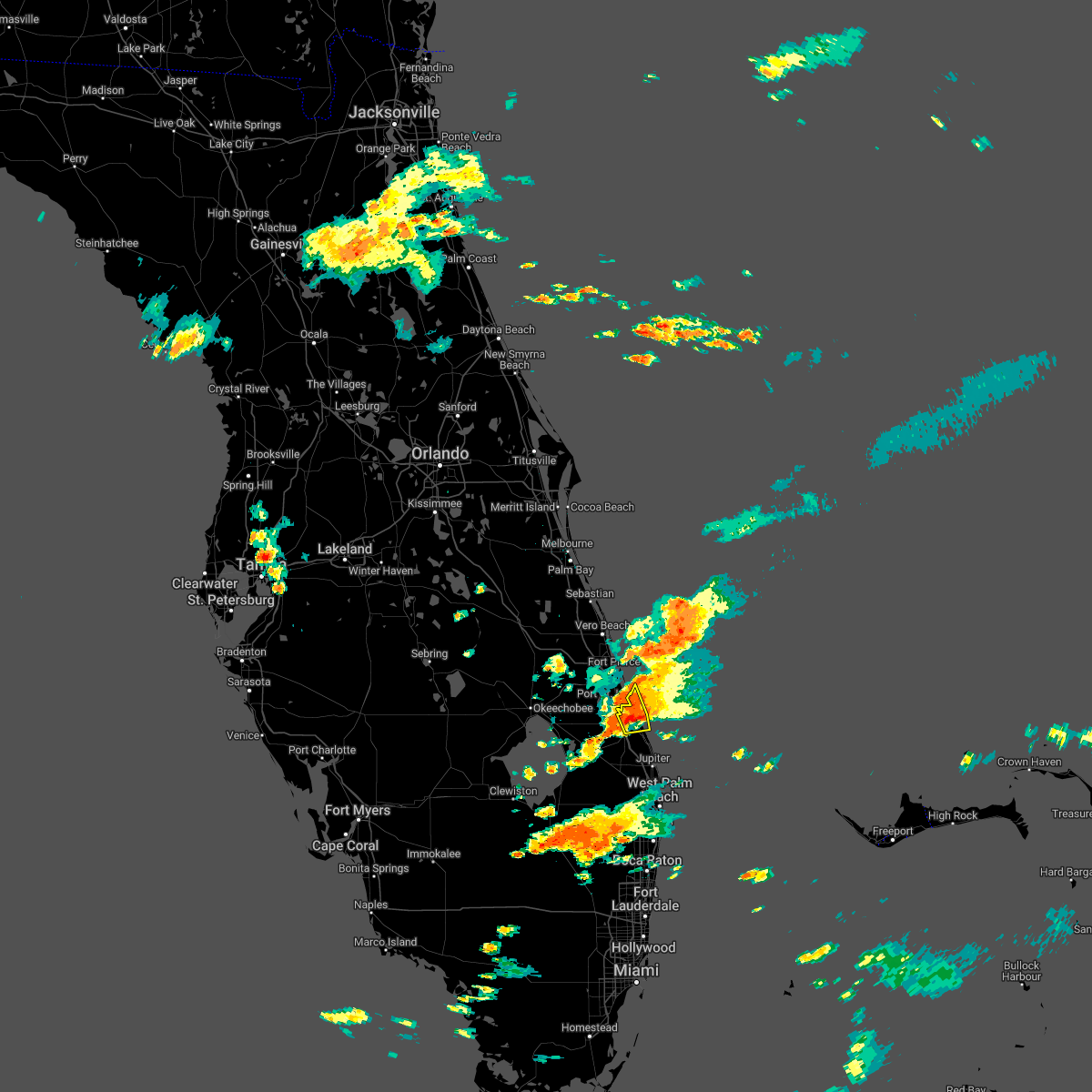 Interactive Hail Maps Hail Map for Port St. Lucie, FL